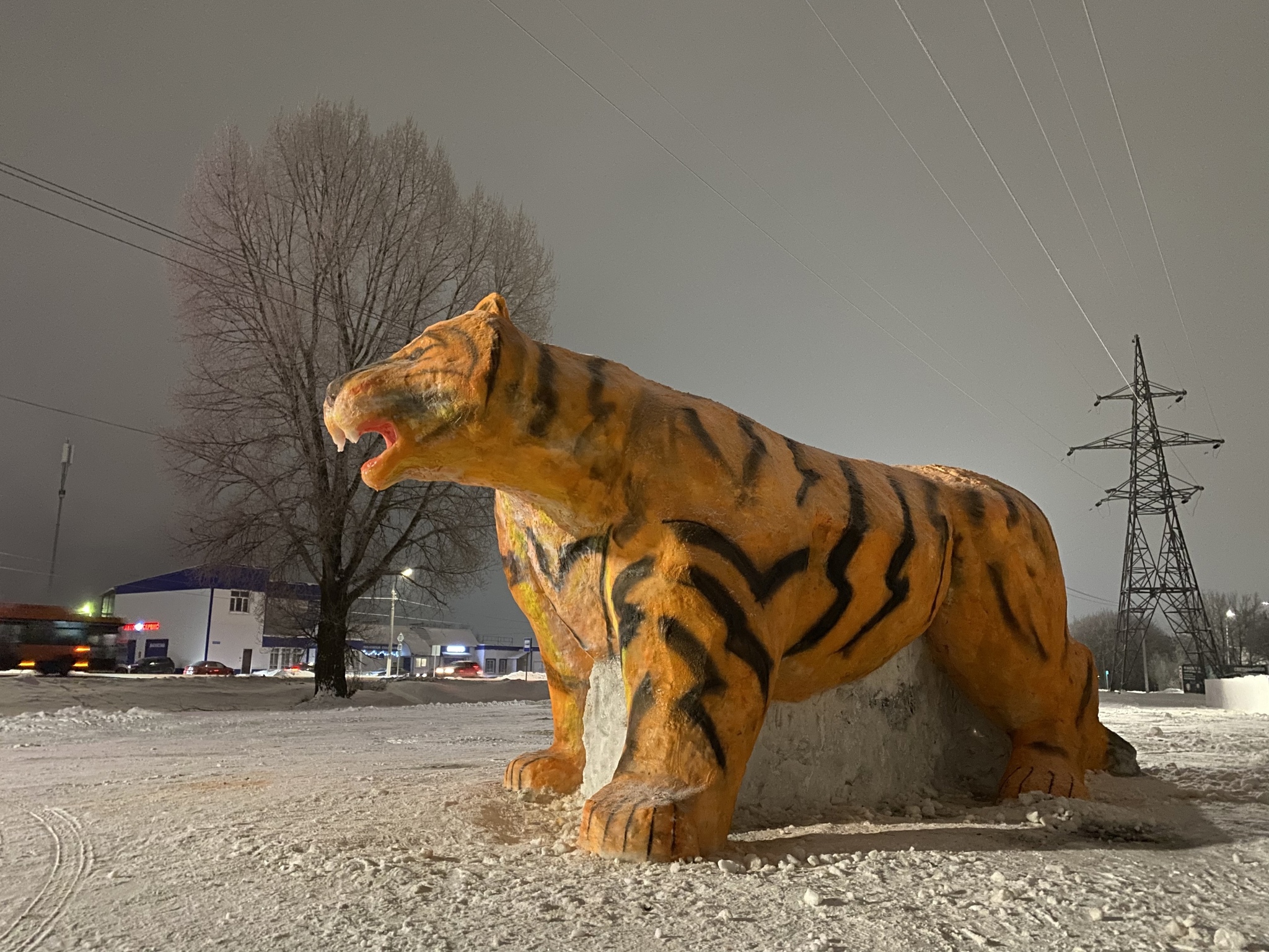 Tigers of our area - Tiger, Symbol of the year, Sculpture, New Year