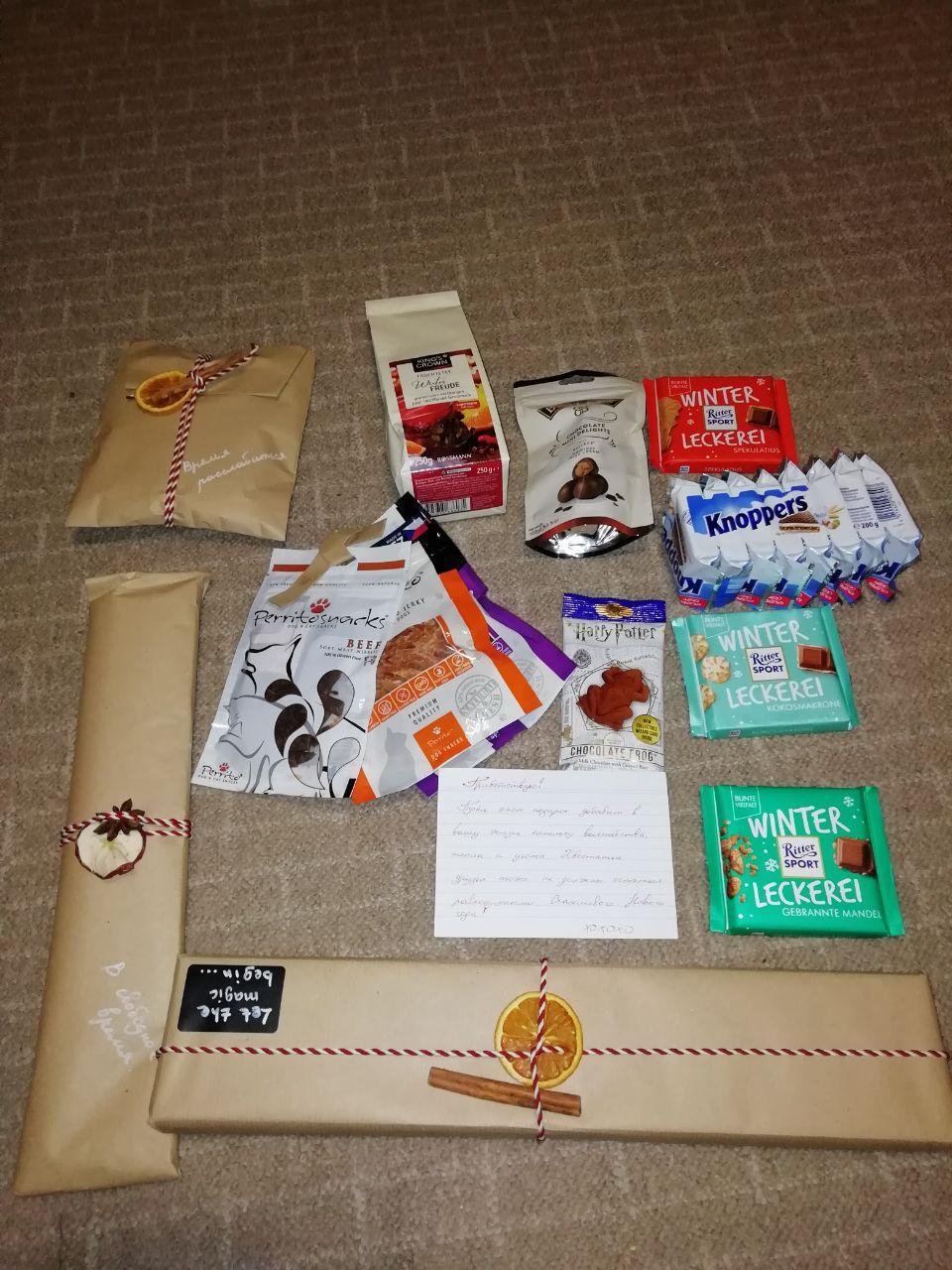 ADM Germany - Rostov-on-Don - My, Gift exchange, New Year, Father Frost, Presents, Gratitude, Secret Santa, Longpost, cat