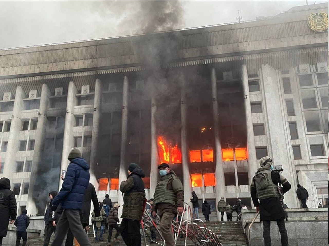 Response to the post Almaty City Hall Today - Kazakhstan, Protests in Kazakhstan, Reply to post