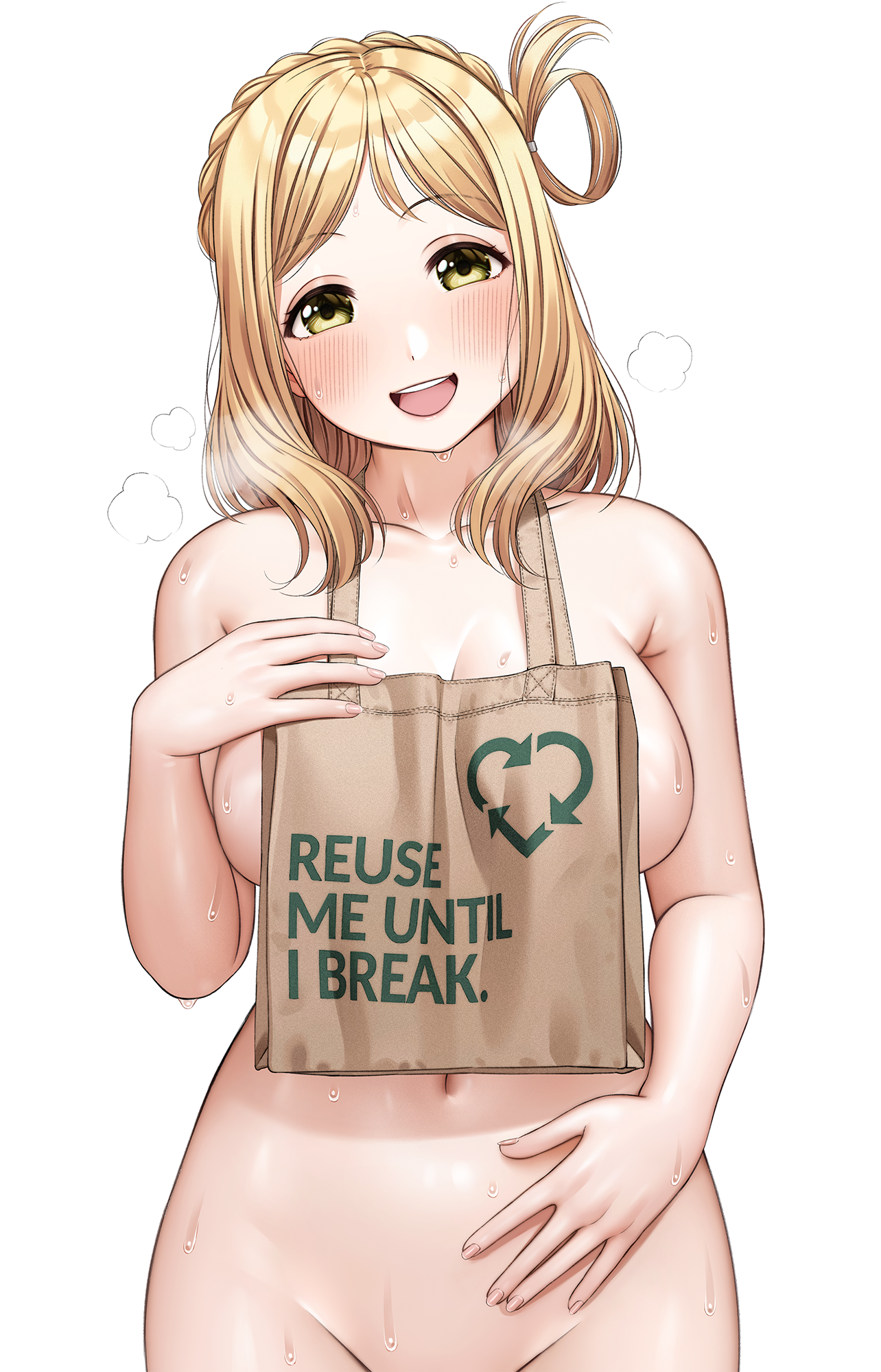 Экологично - NSFW, Девушки, Аниме, Anime Art, Mari Ohara, Рисованная эротика, Эротика, Love live! Sunshine!!