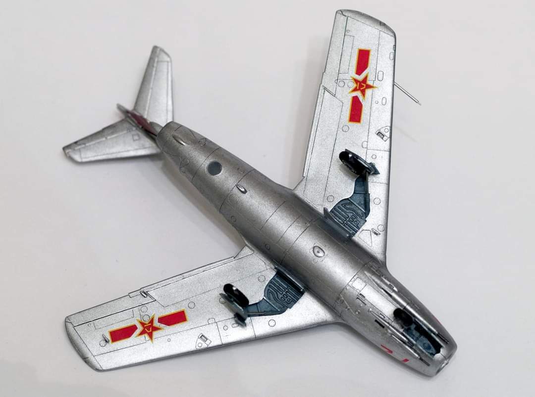 MiG-15 1/72 Eduard - My, Stand modeling, Scale model, Airplane, Miniature, Longpost