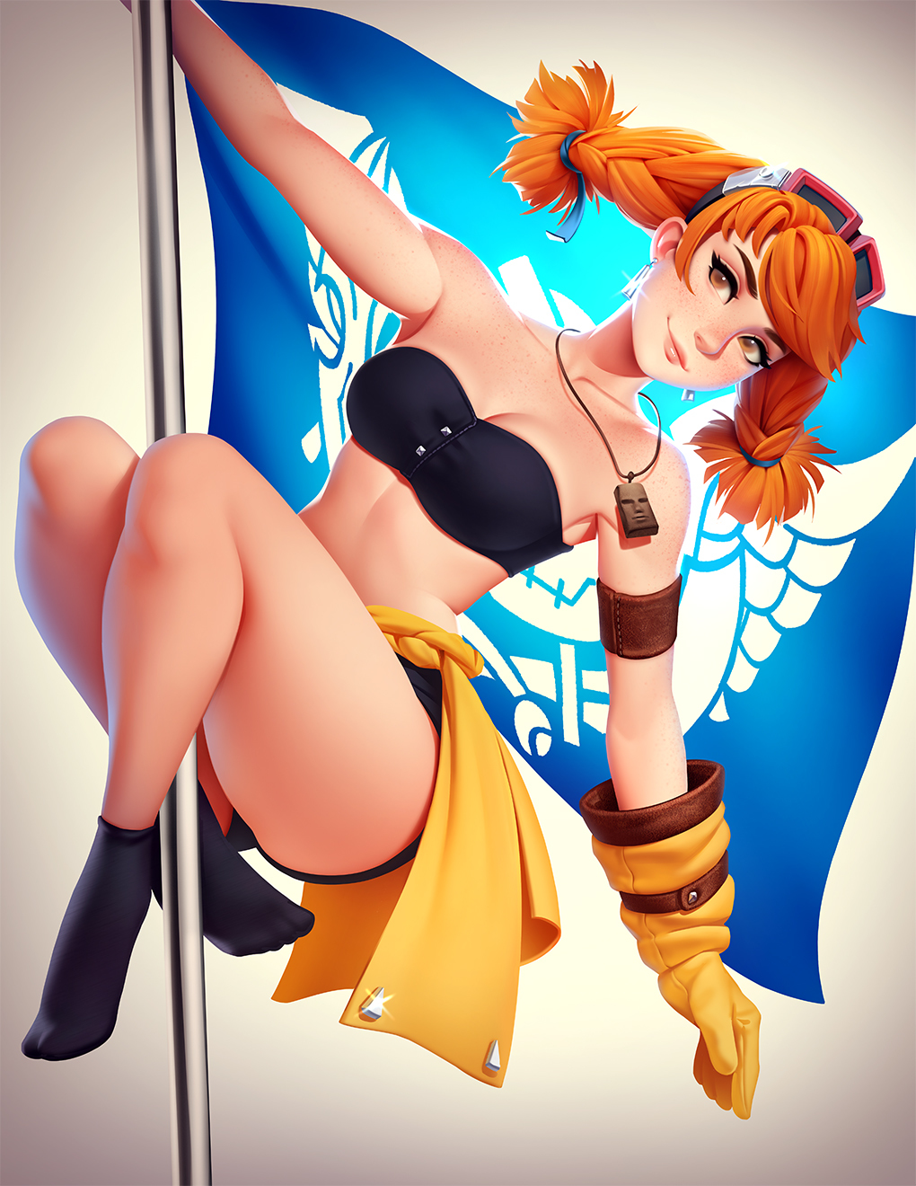 Girls by Tsuaii - NSFW, Tsuaii, Girls, Art, Red (Transistor), Original character, Fire emblem, Game Transistor, Raichiyo33, Game art, Games, Longpost, Swimsuit, Underwear