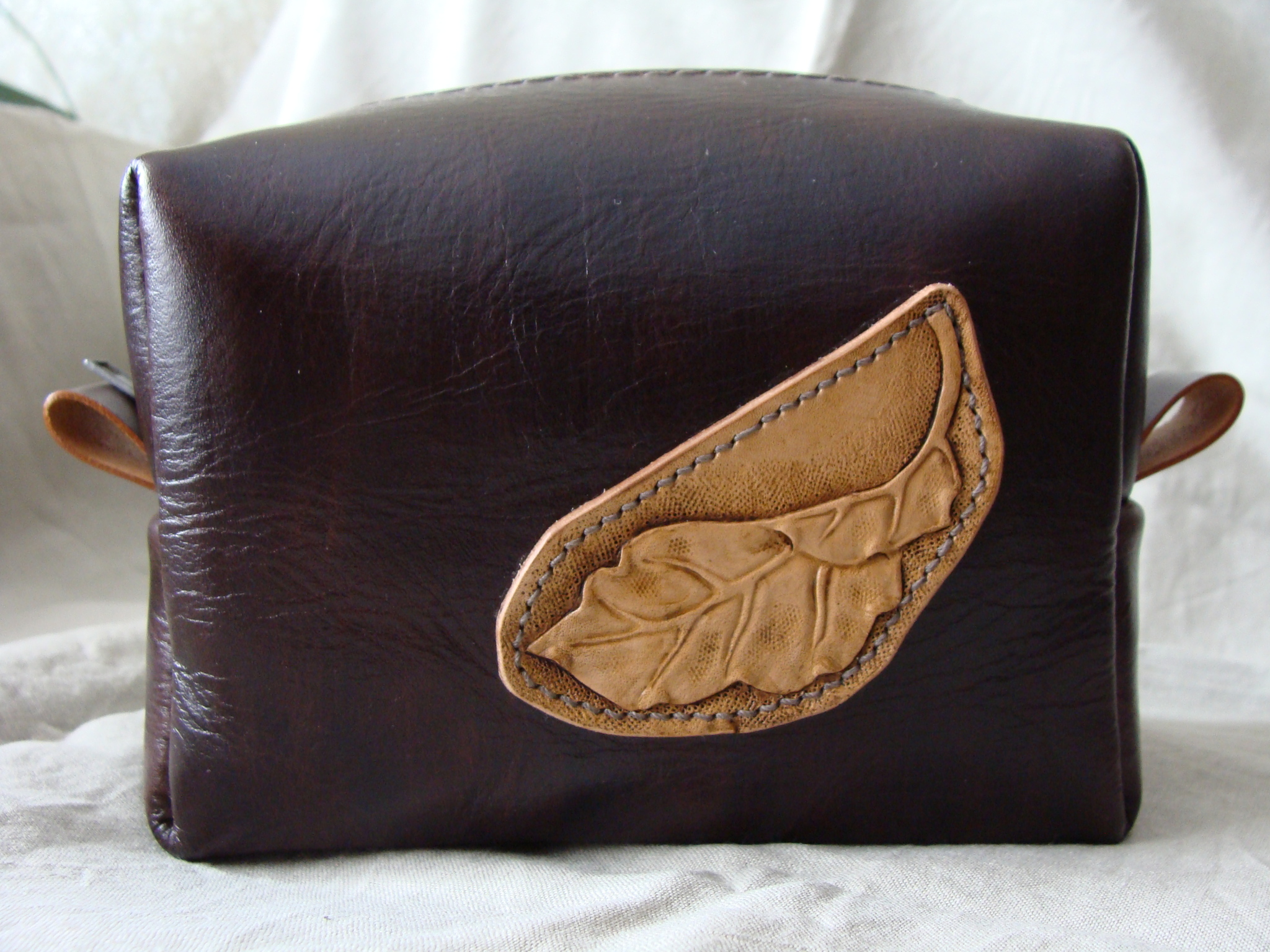 the Rose - My, Leather, Natural leather, Needlework without process, Embossing on leather, Longpost