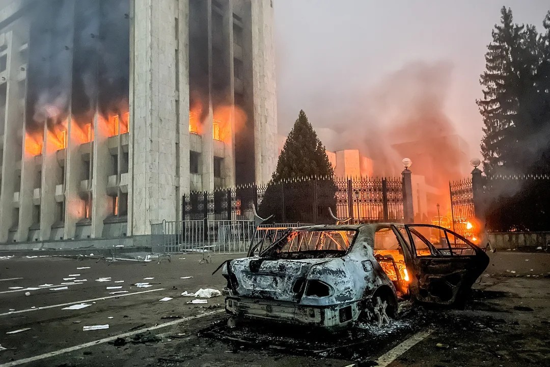 Continuation of the post Kazakh revolt. Photo footage of the pogroms and riots that swept the country - Kazakhstan, Protests in Kazakhstan, Chaos, Reply to post, Longpost, Politics