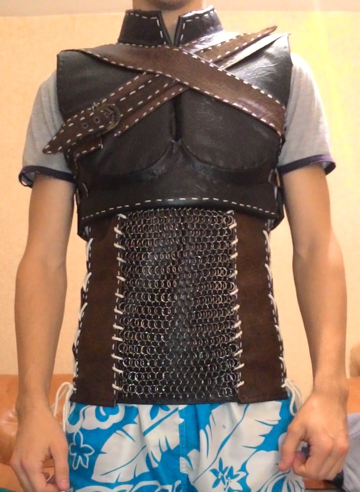 The Witcher Costume - My, Hobby, Witcher, Cosplay, Craft, The Witcher 3: Wild Hunt, Costume, Geralt of Rivia, Longpost, Needlework with process