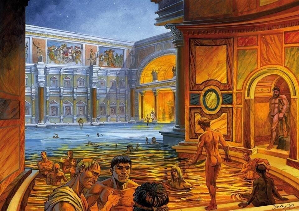 Well in Hell: geothermal heating. Part 2.0 - Ancient Rome, Building, Story, Baths, The hot springs, The culture, Longpost