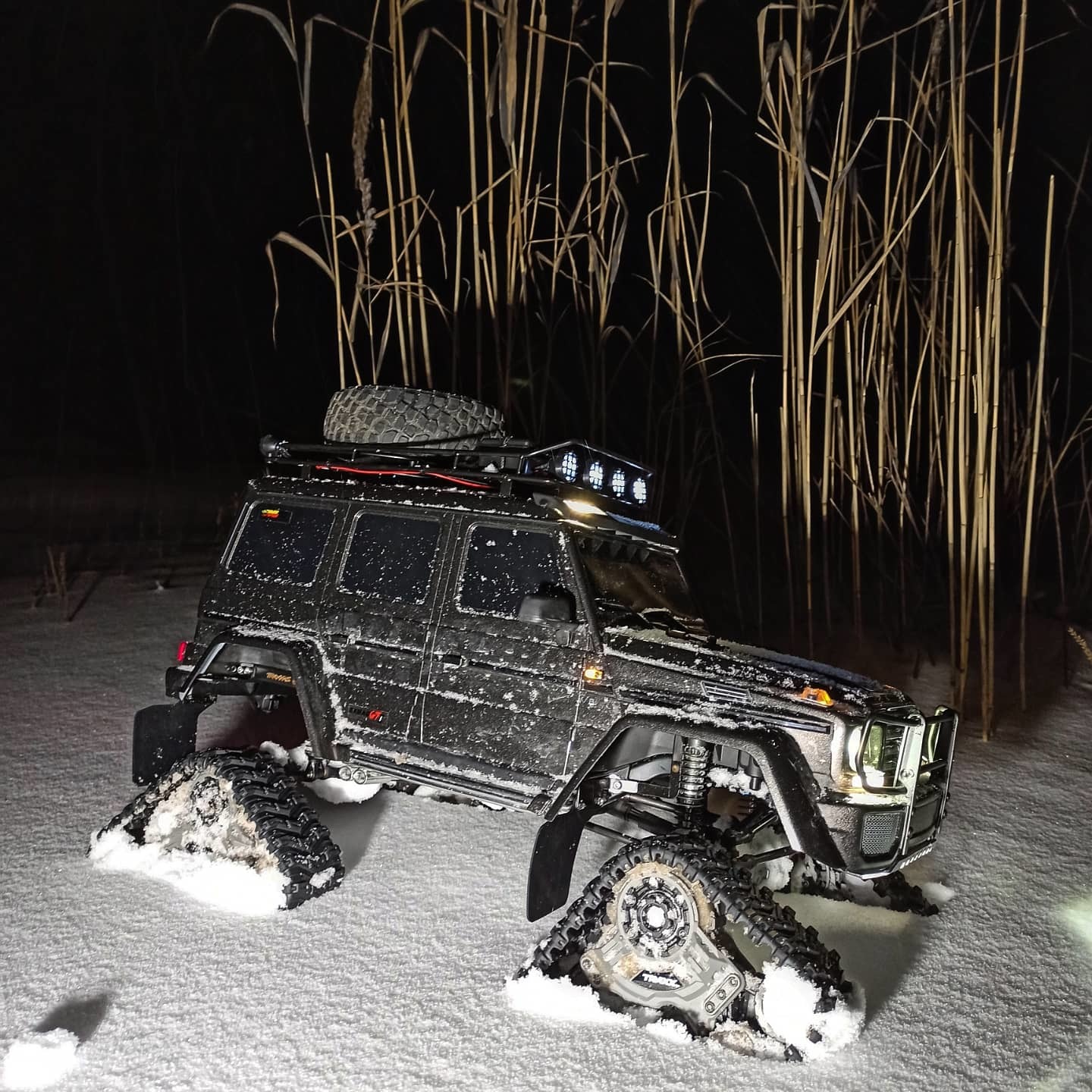 Mercedes-Benz G500 night photo shoot - My, The photo, Winter, Hobby, Interesting, Night, Auto, Longpost