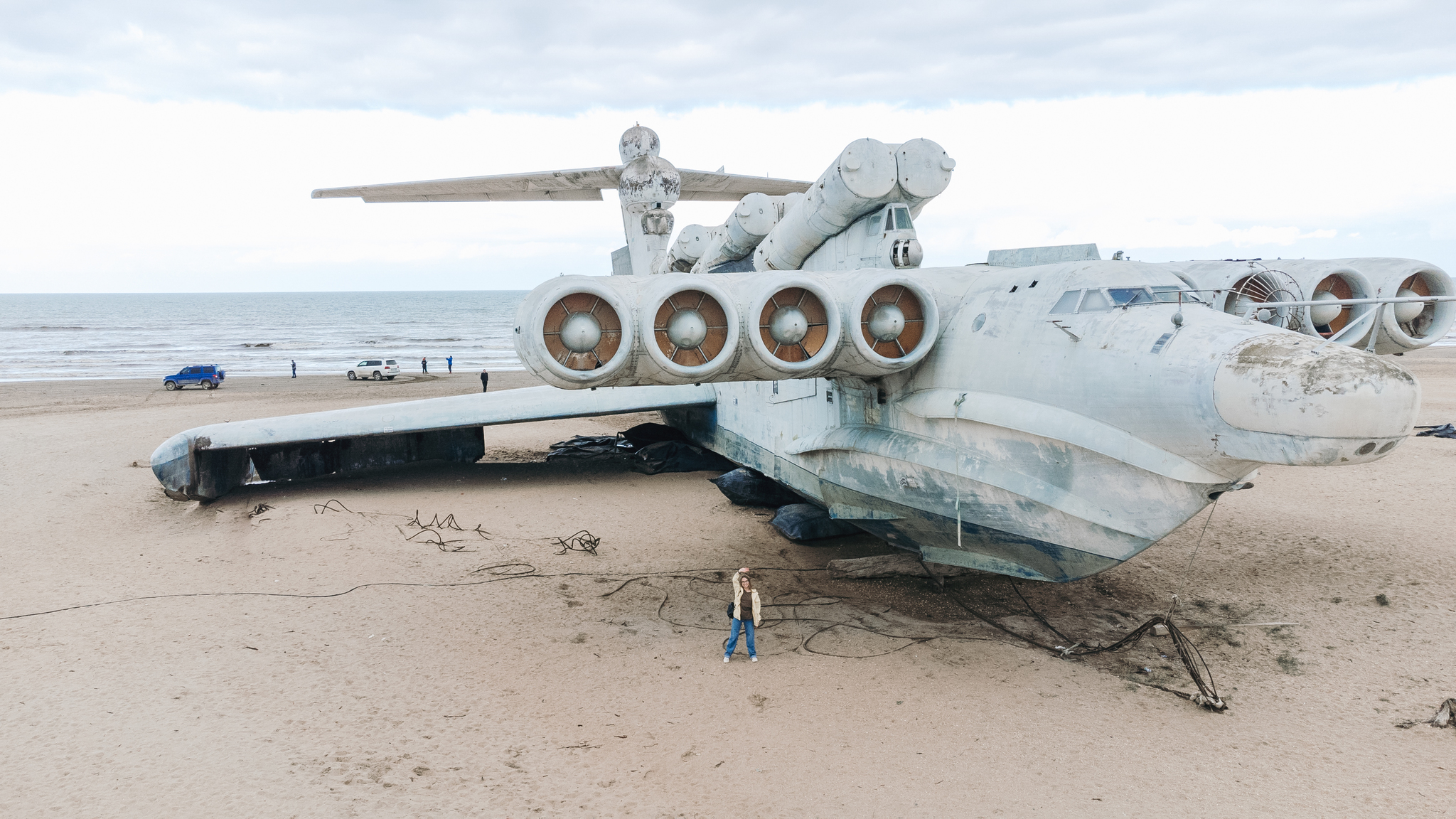 Rocket ship-ekranoplan of project 903 Lun - My, Dagestan, sights, Travels, Travel across Russia, Made in USSR, the USSR, Longpost, Ekranoplan