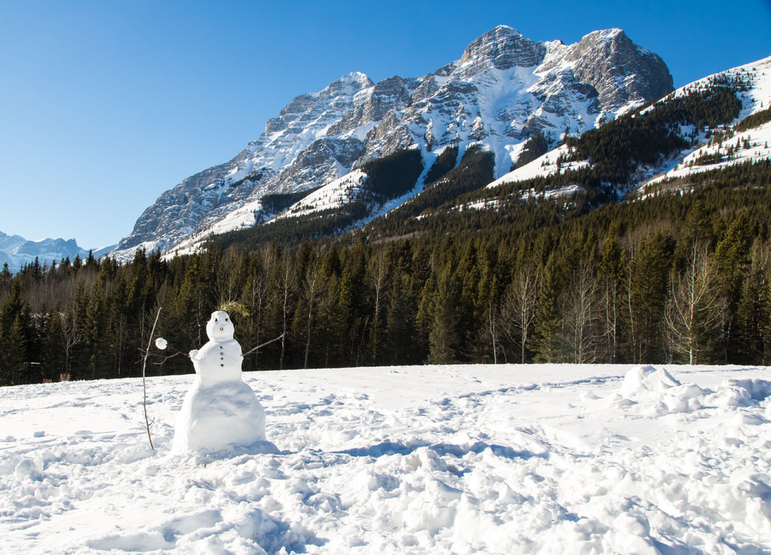 Winter. Canada - My, Winter, Snow, The mountains, Canada, Alberta