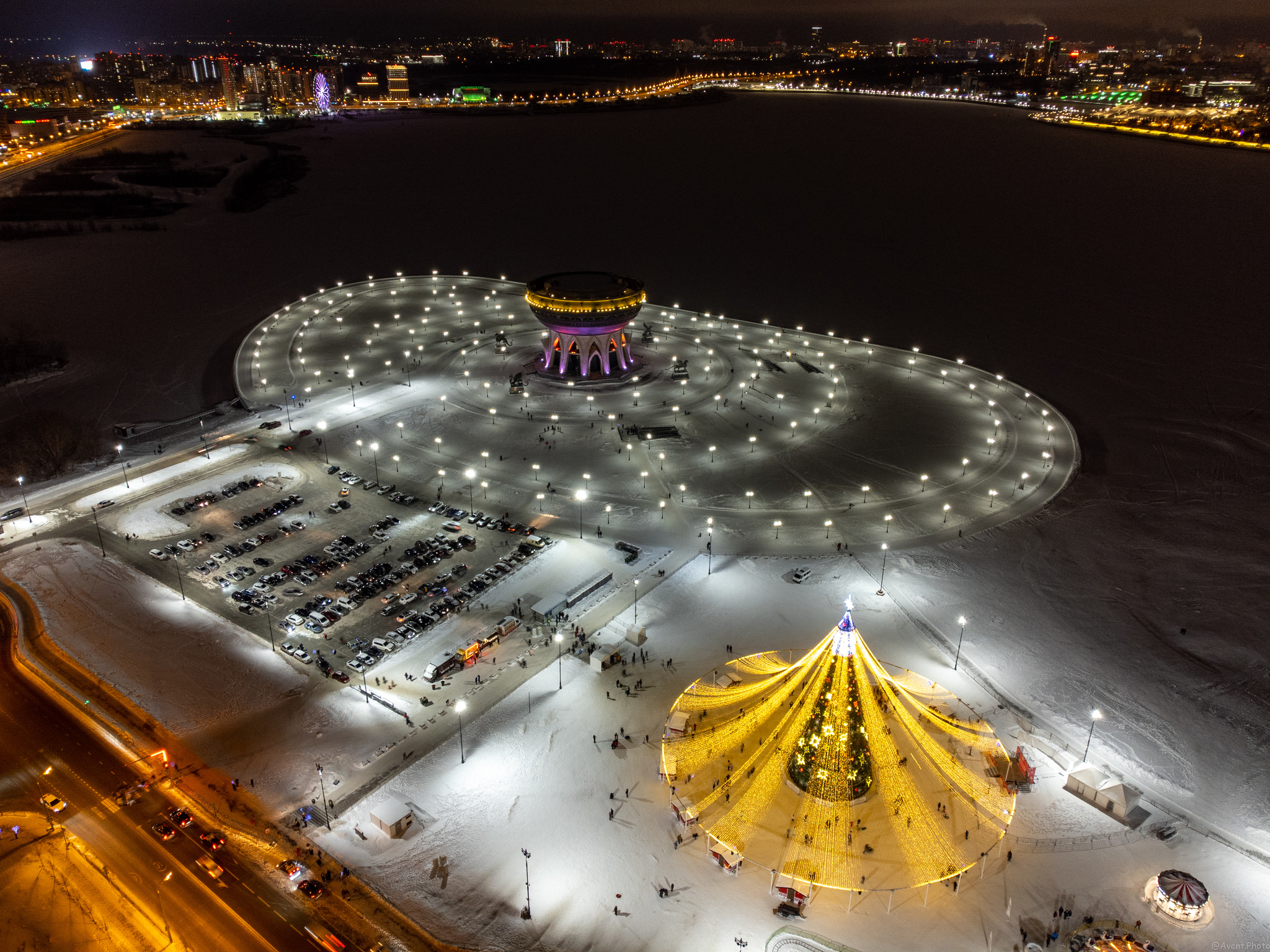 Kazan New Year's Eve - My, The photo, New Year, Kazan, Night