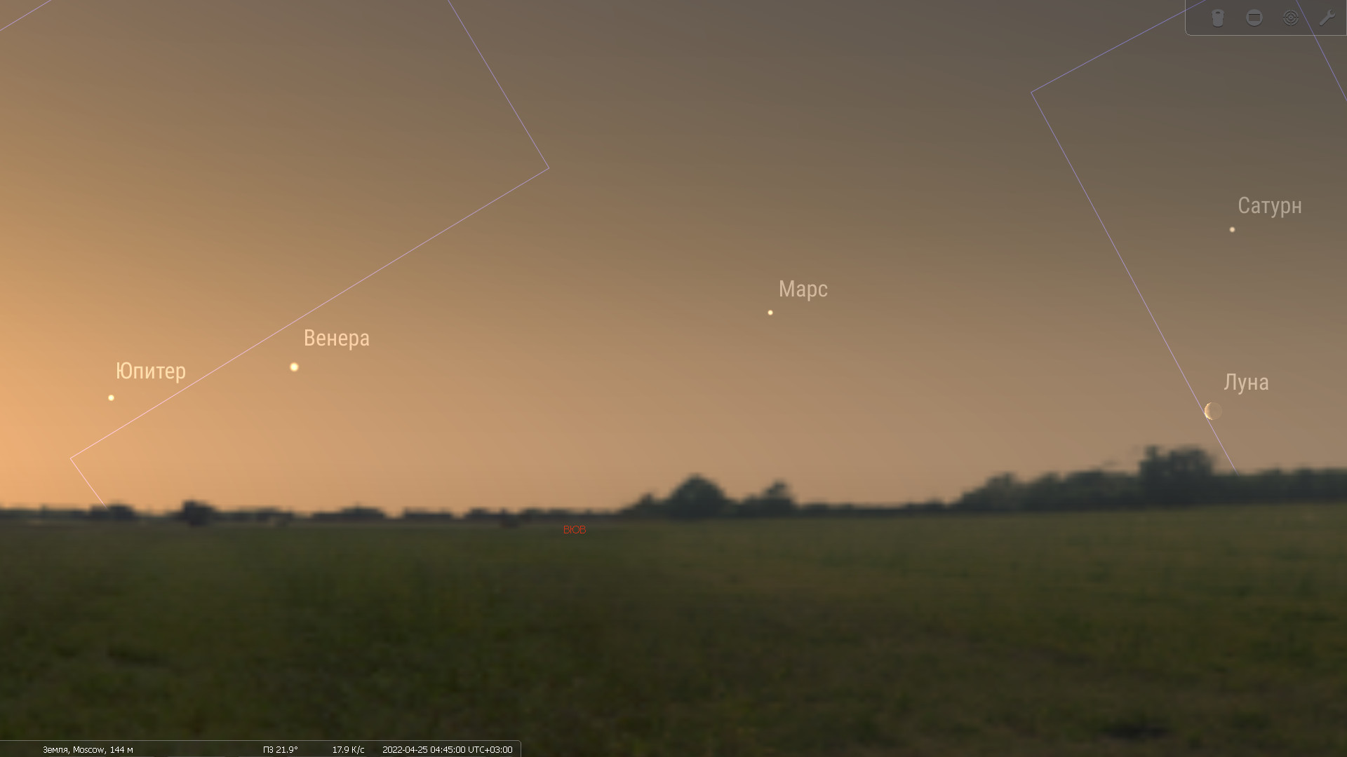 Venus. Morning Visibility 2022 - My, Astronomy, Planet, Space, Stars, Venus, Astronomical calendar, 2022, Video, Longpost