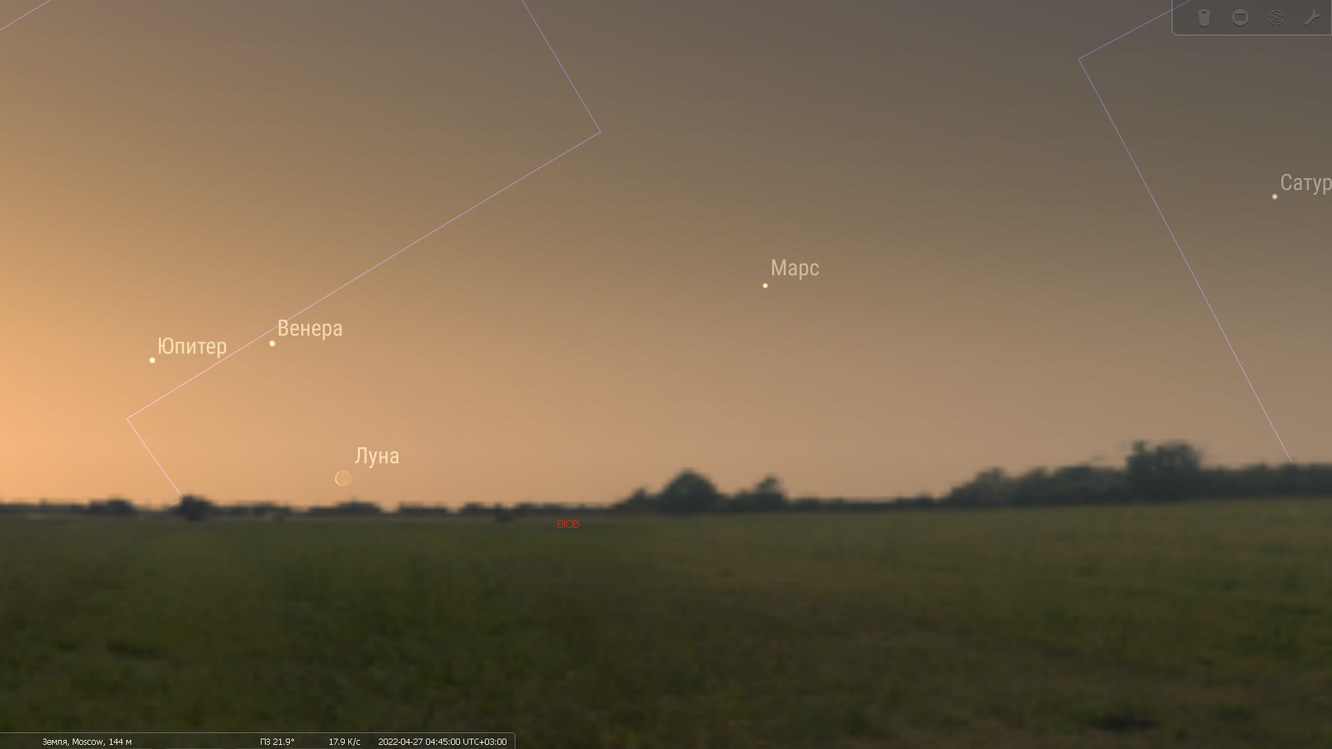 Venus. Morning Visibility 2022 - My, Astronomy, Planet, Space, Stars, Venus, Astronomical calendar, 2022, Video, Longpost