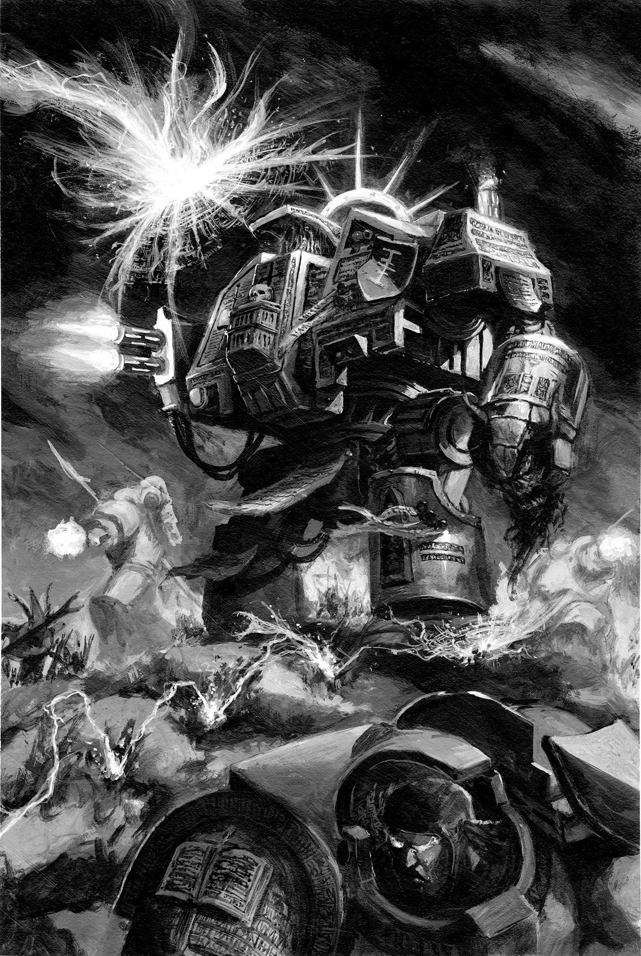 Wh40k Art by Tze Kun Chin - Warhammer 40k, Wh Art, Adeptus Astartes, Adepta Sororitas, Orcs, Imperial knight, Chaos space marines, Chaos daemons, Chaos Knight, Rogal Dorn, Tau, Imperial fists, Ultramarines, Gray knights, Adeptus Custodes, Adeptus Mechanicus, Black templars, Living Saint, Squigg, Warhammer 30k, Longpost