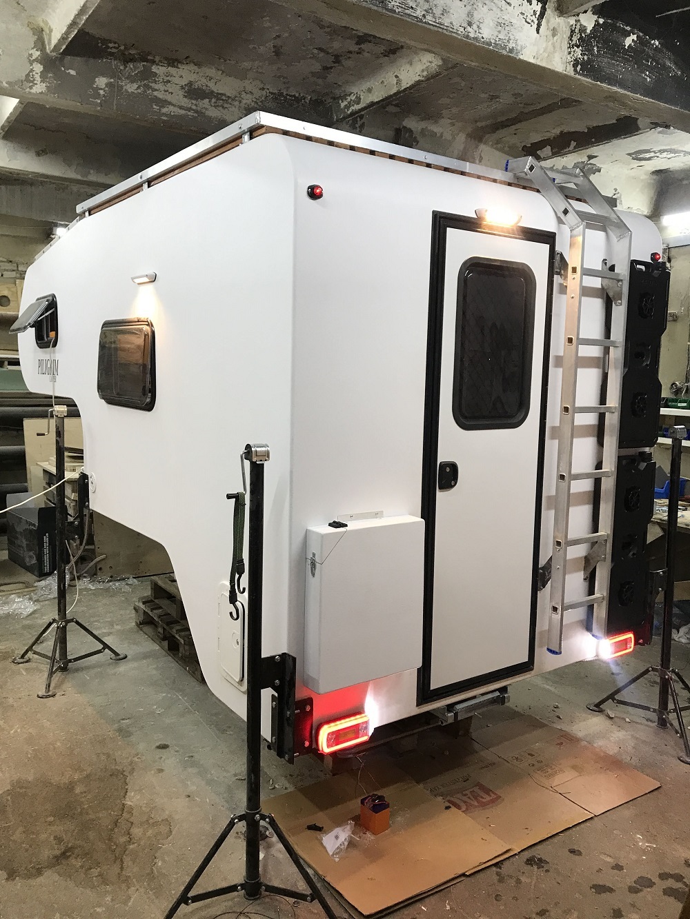 Pickup camp Pilgrim 370L finished - My, Homemade, Pilgrim, House on wheels, Road trip, Video, Longpost