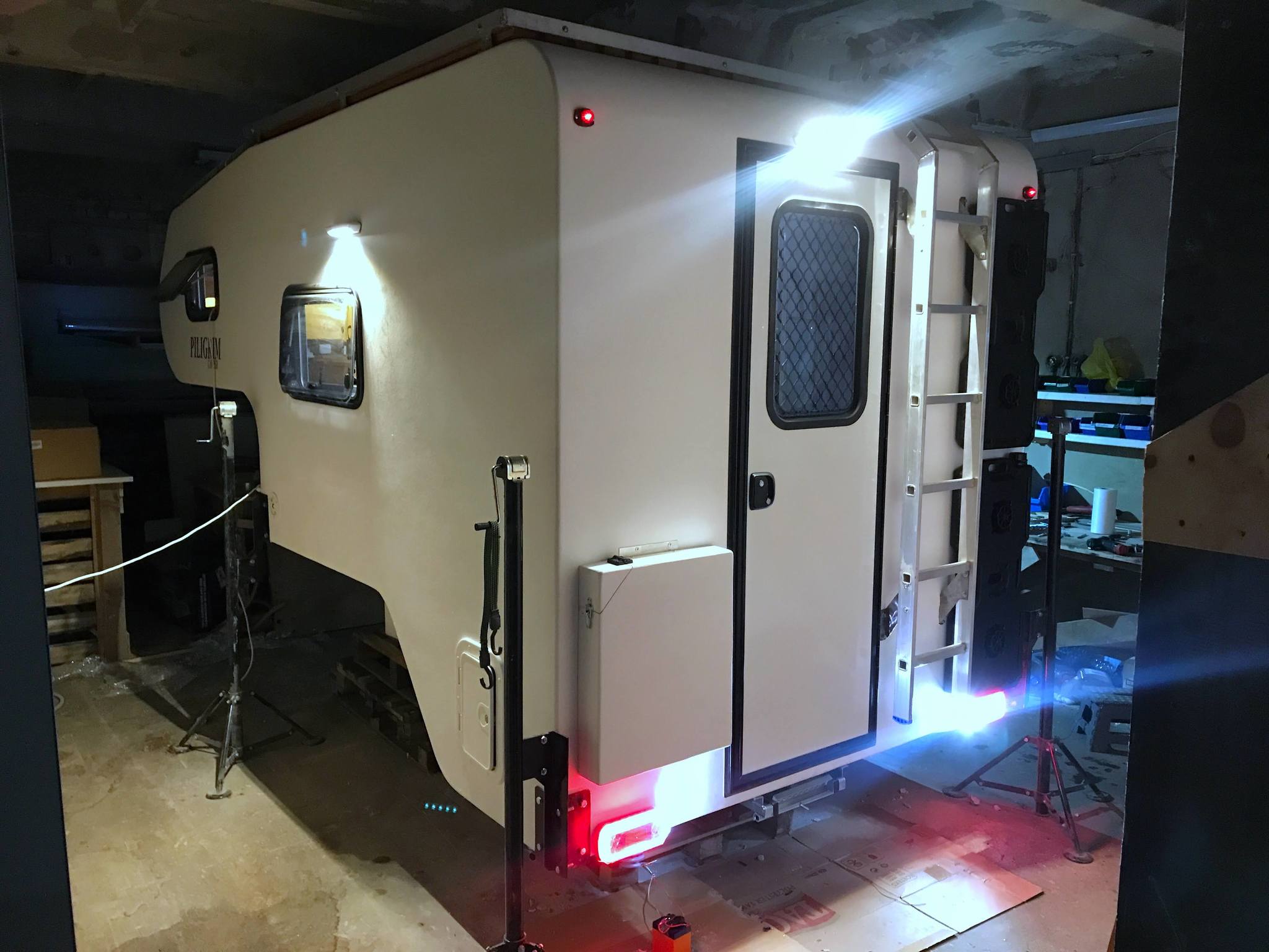 Pickup camp Pilgrim 370L finished - My, Homemade, Pilgrim, House on wheels, Road trip, Video, Longpost