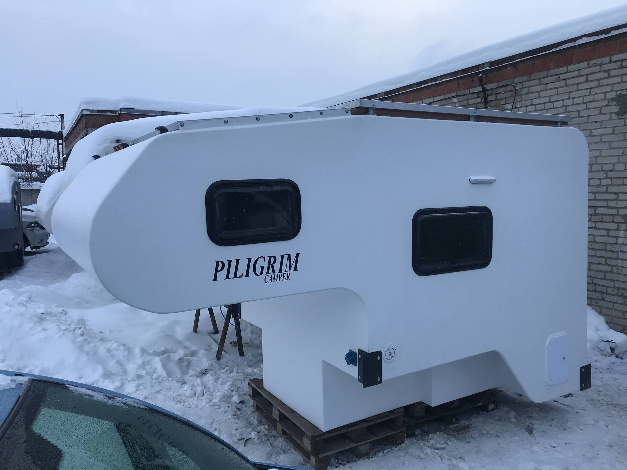 Pickup camp Pilgrim 370L finished - My, Homemade, Pilgrim, House on wheels, Road trip, Video, Longpost