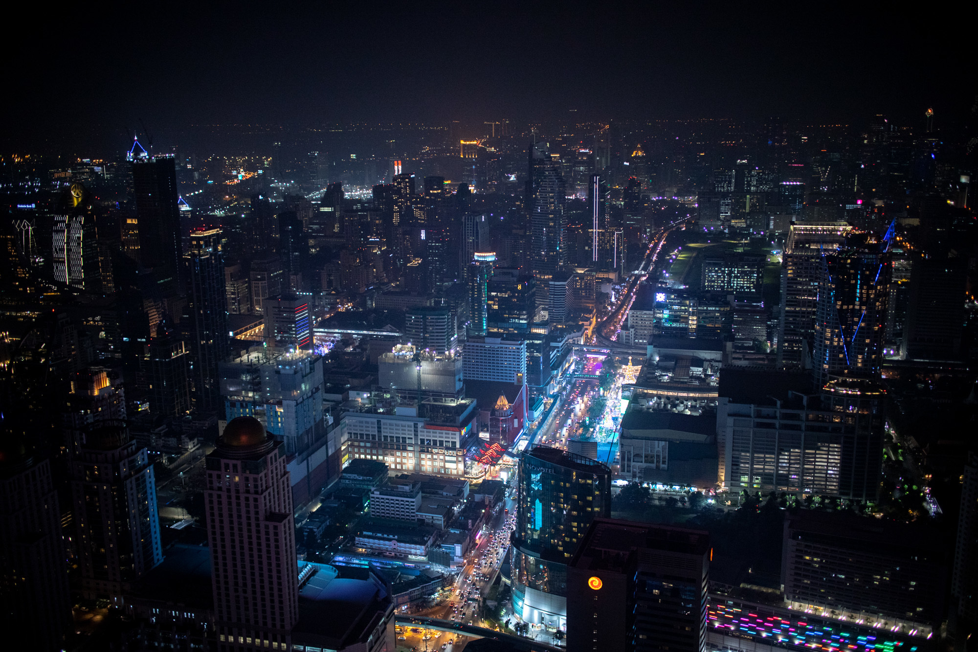 Photos from the roof in Bangkok - My, Thailand, The photo, Night city, Bangkok