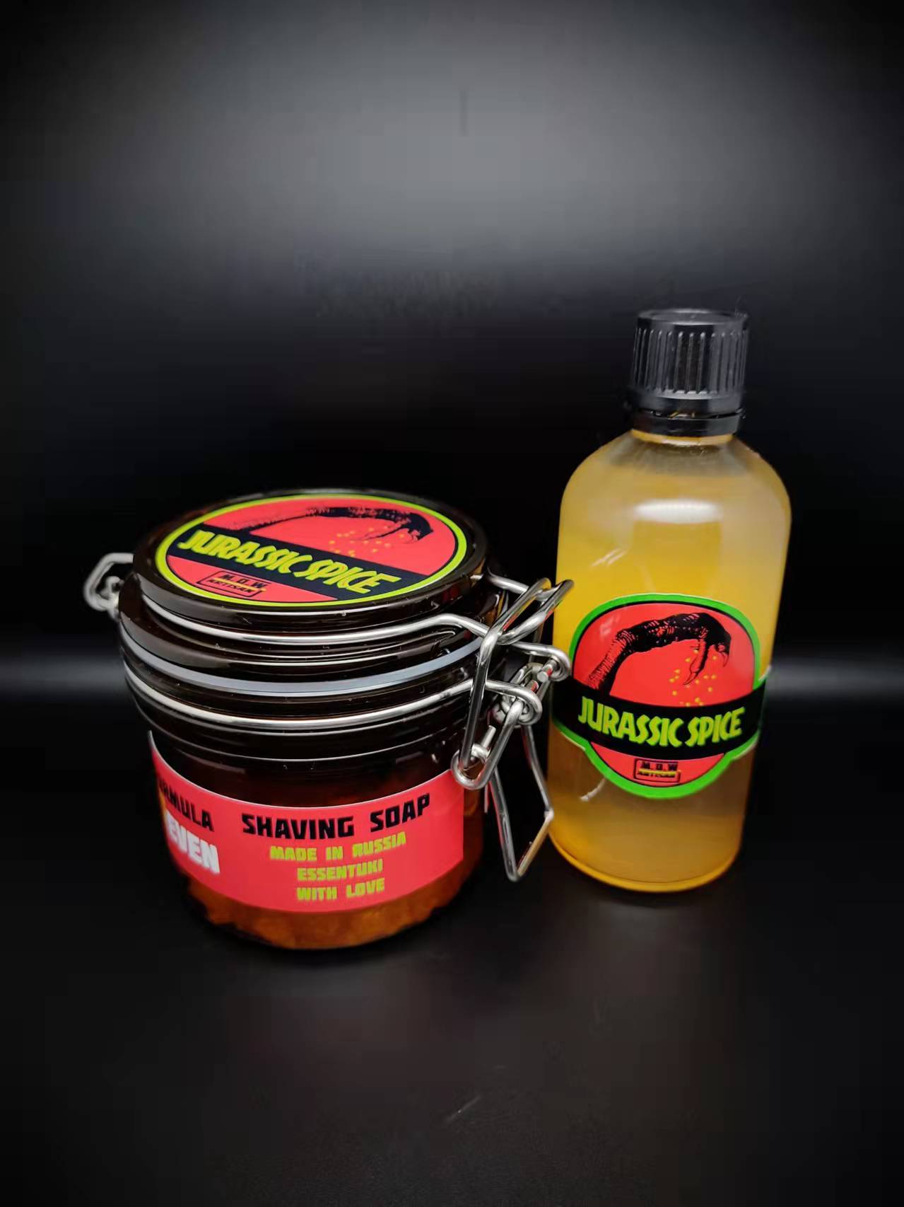 Limited Edition M.O.W. Jurassic Spice with Amber Oil, Review - My, Shaving, Vkb, Longpost