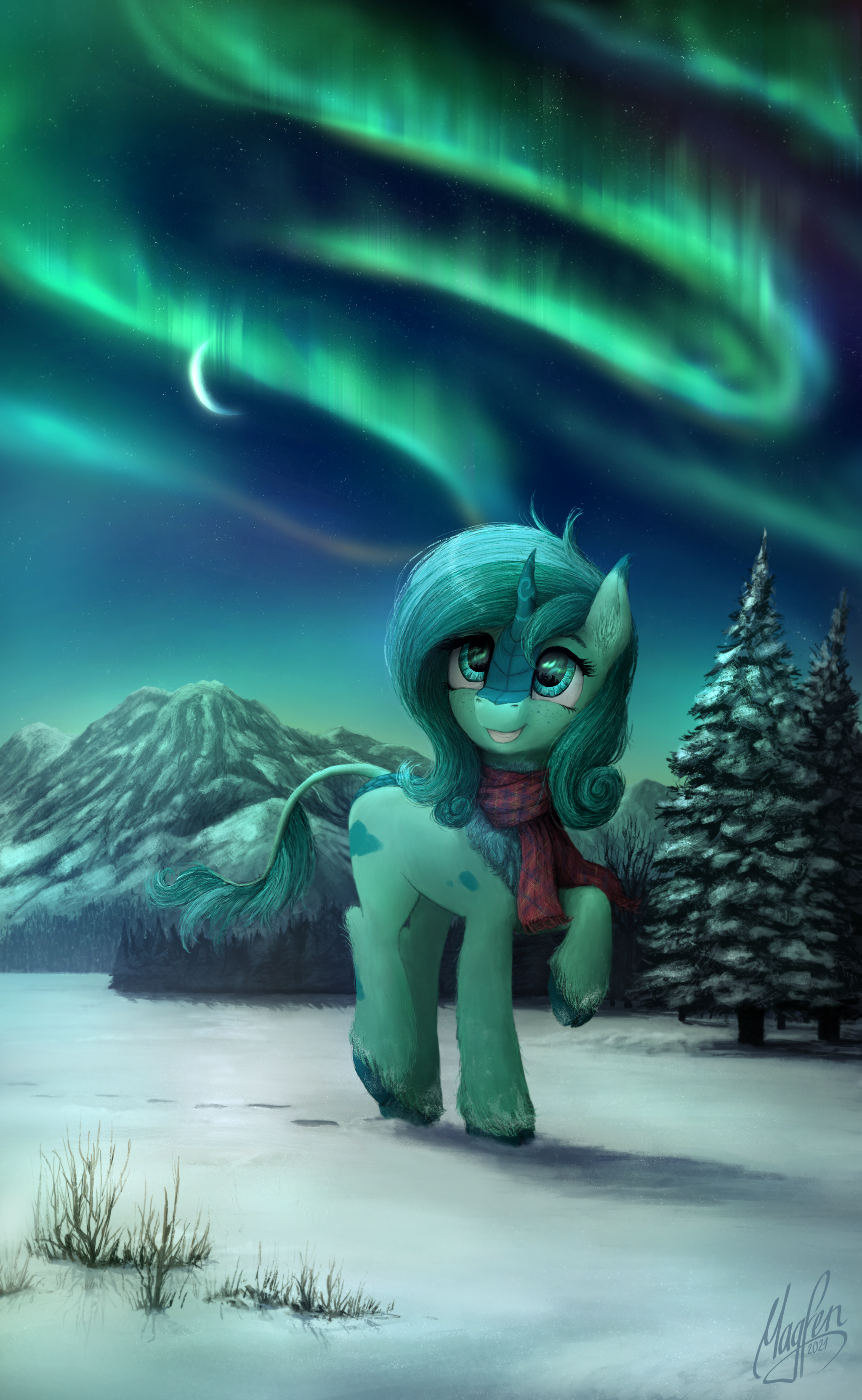 northern Lights - My little pony, Original character, MLP Kirin, Magfen