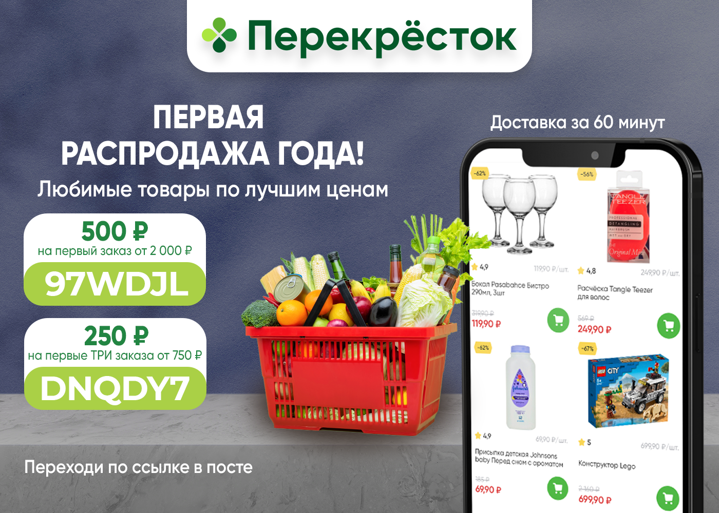 Promo codes for food delivery (Actual 13.01.22) - My, Promo code, Stock, Discounts, Longpost