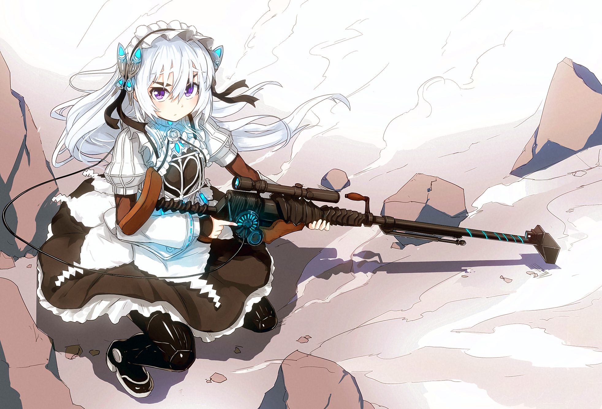 Ready for battle - Anime art, Anime, Chaika Trabant, Hitsugi no Chaika