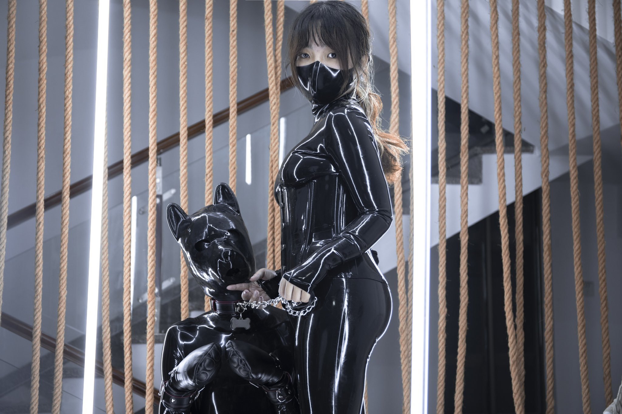 Latex Samurai - NSFW, Латекс, Фотография, Эротика, Азиатка, Petplay, Длиннопост