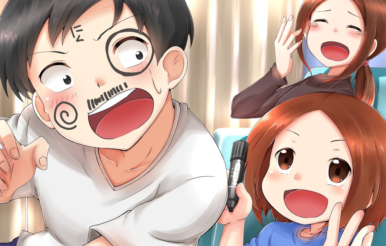 Naughty Takagi - Anime art, Anime, Takagi-San, Karakai jouzu no takagi-san