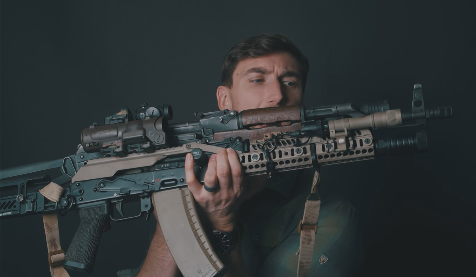 American Commando and his AK-105 - Weapon, Machine, Kalashnikov assault rifle, Special Forces, Overview, USA, Youtuber, Tactics, Video, Mat, Longpost