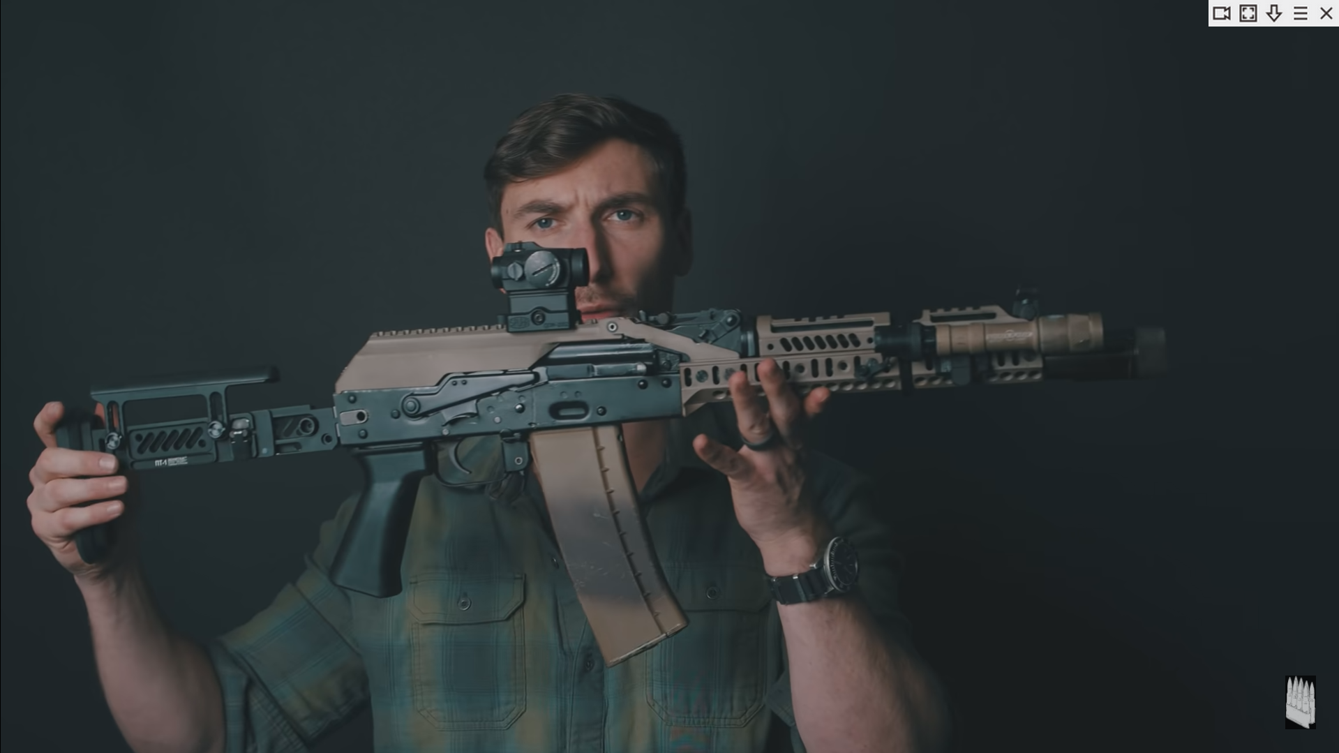 American Commando and his AK-105 - Weapon, Machine, Kalashnikov assault rifle, Special Forces, Overview, USA, Youtuber, Tactics, Video, Mat, Longpost