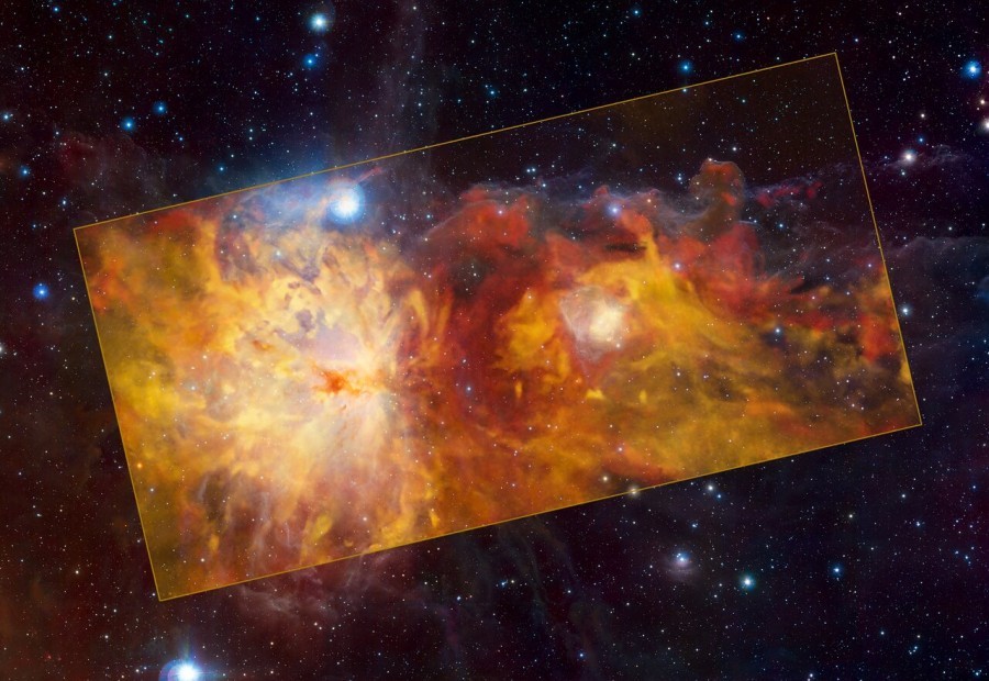 Astronomers have received a new image of the Flame Nebula - Space, NASA, Apex legends, Supercam, Longpost