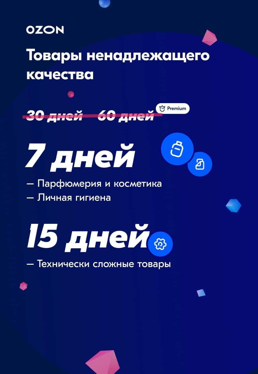 Ozon ввел новые ужасные правила возврат товаров для всех покупателей |  Пикабу