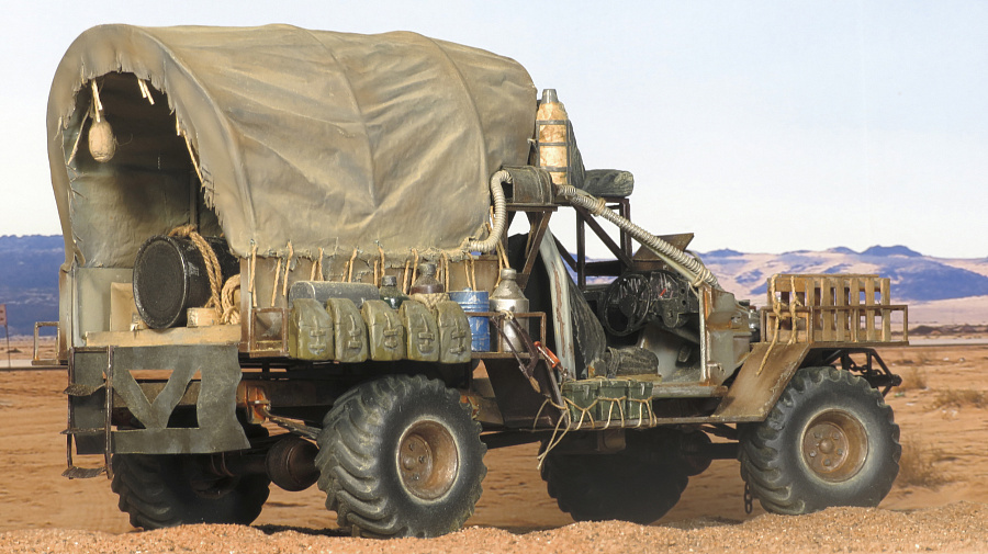 Car from Mad Max - Under the Dome of Thunder - Post apocalypse, Auto, Modeling, Stand modeling, Creation, Scale model, Crazy Max, Karopka, Diorama, Longpost