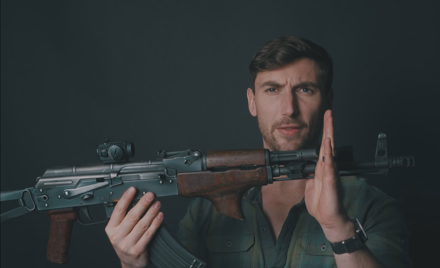 American Commando and his AK-105 - Weapon, Machine, Kalashnikov assault rifle, Special Forces, Overview, USA, Youtuber, Tactics, Video, Mat, Longpost