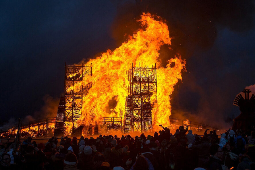 It seems that this year a good bonfire will be - Kaluga, Bonfire, Fire, Babylon, Maslenitsa, Spectacle, Nikola-Lenivets, Longpost