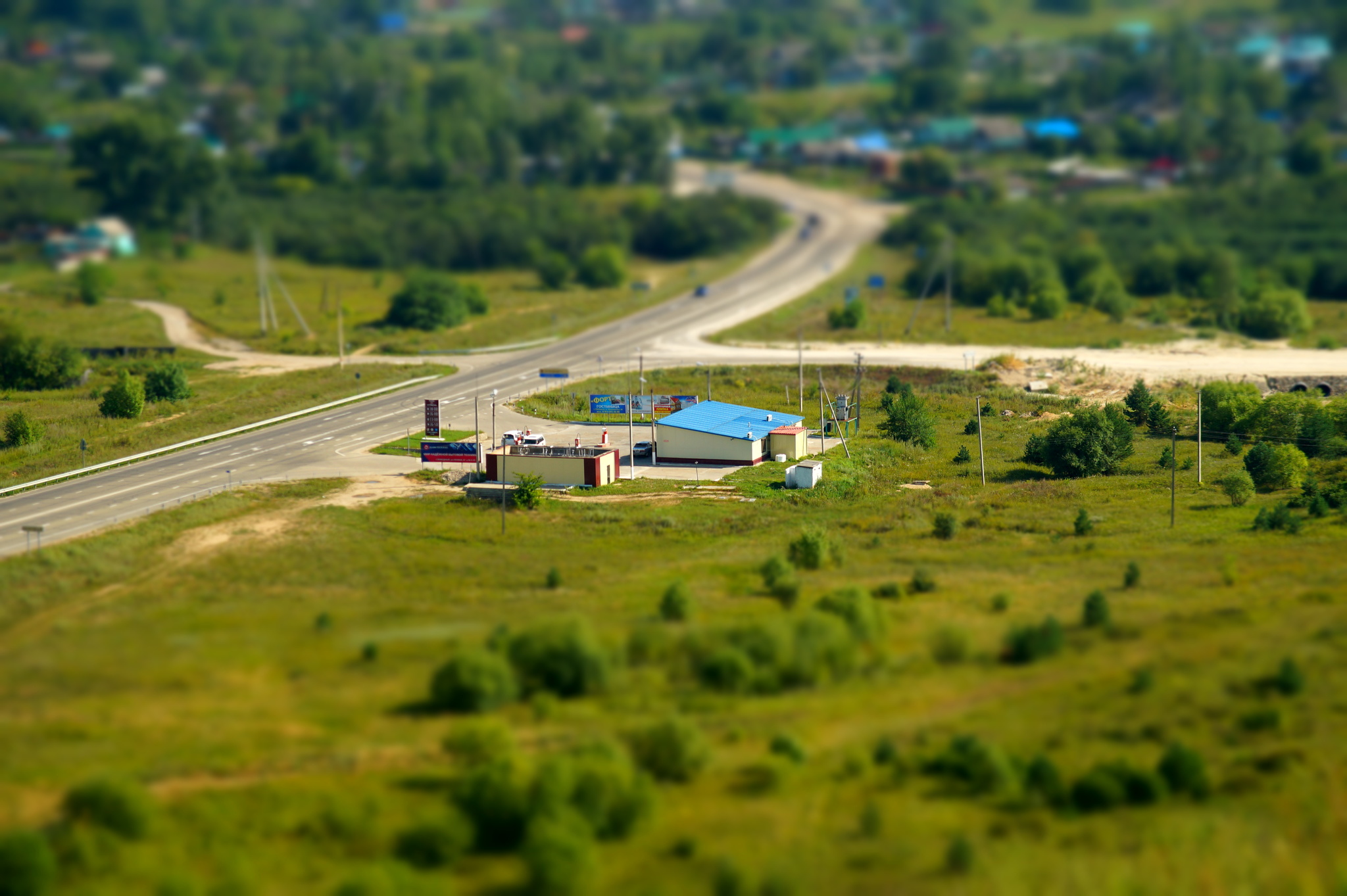 A bit of Tilt Shift - My, Tilt shift, Town, The photo