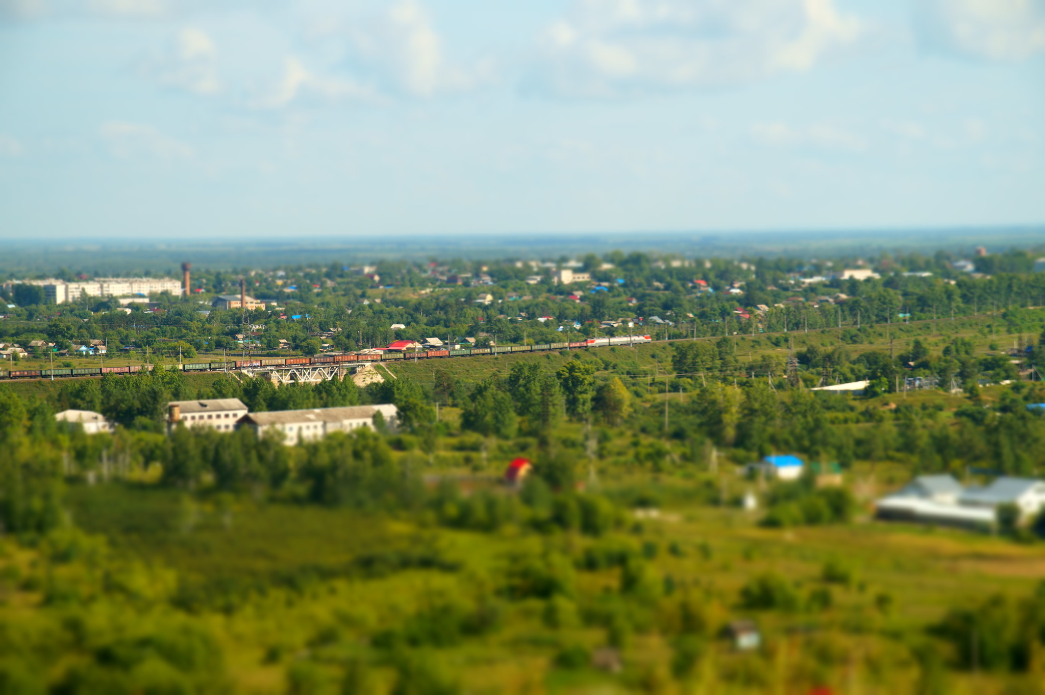 A bit of Tilt Shift - My, Tilt shift, Town, The photo