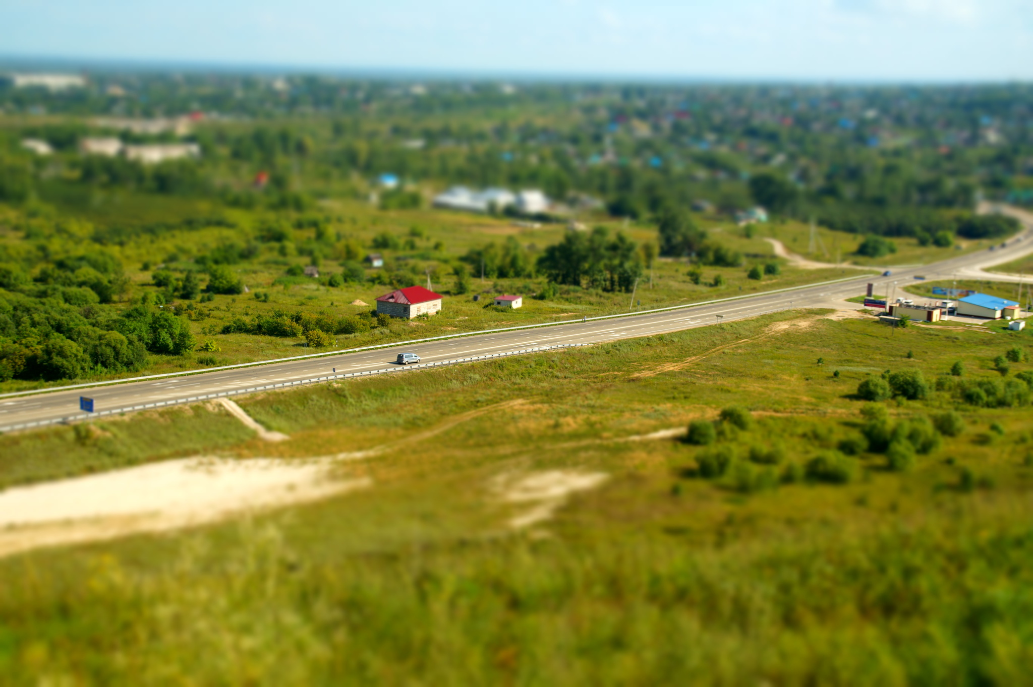 A bit of Tilt Shift - My, Tilt shift, Town, The photo