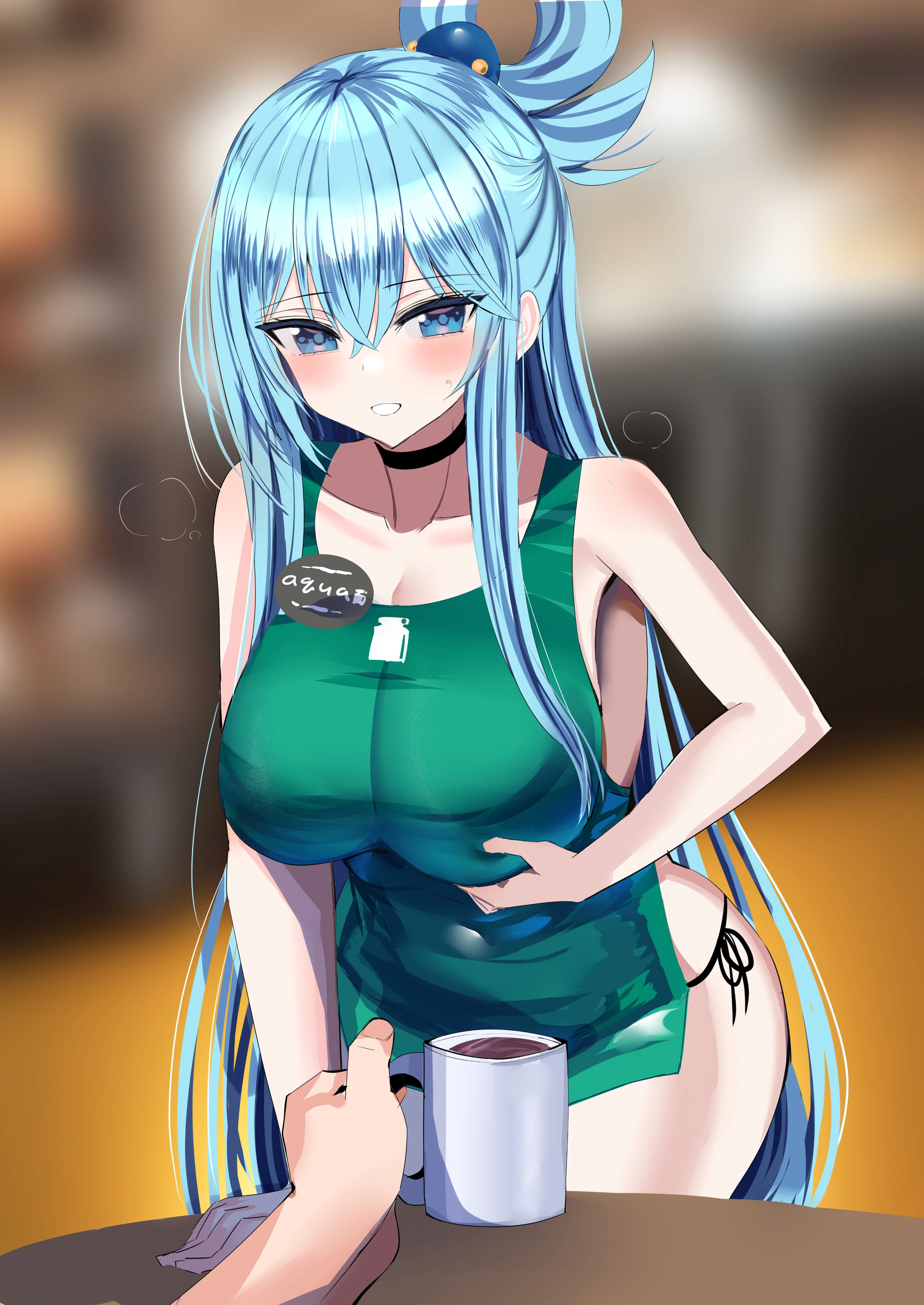 Aqua - NSFW, Konosuba, Aqua, Anime art, Anime