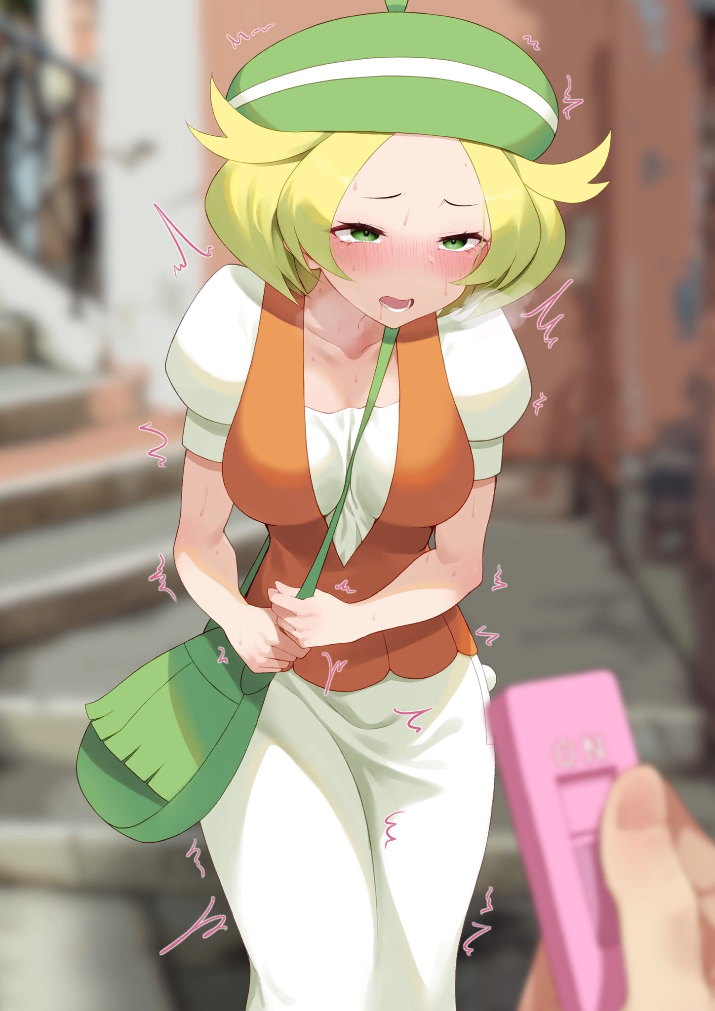 On a walk - NSFW, Pokemon, Bianca, Anime art, Anime, Games, Vibrator