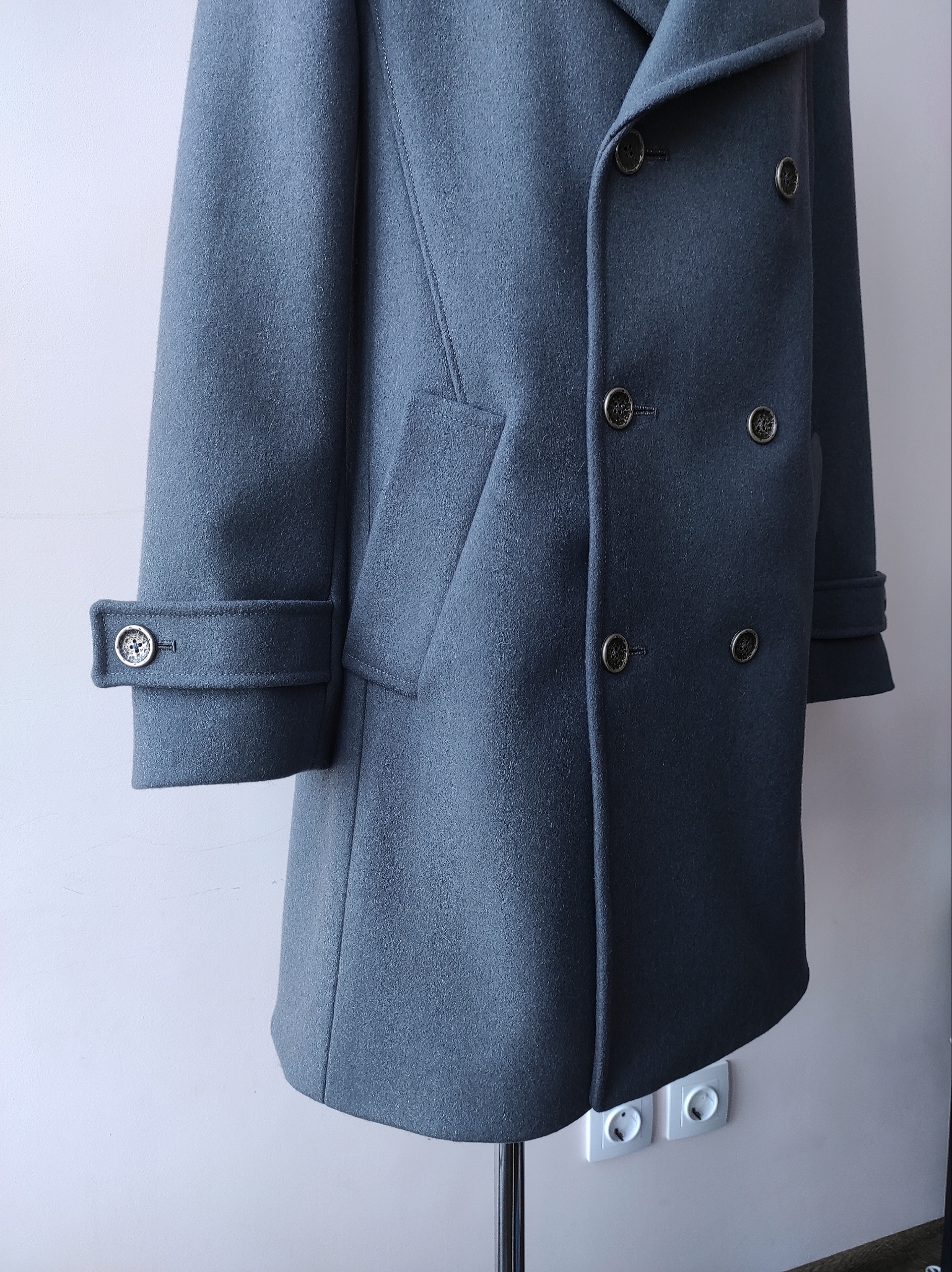 Coat with character - My, Mens clothing, Coat, Handmade, Sewing, Longpost, Needlework without process