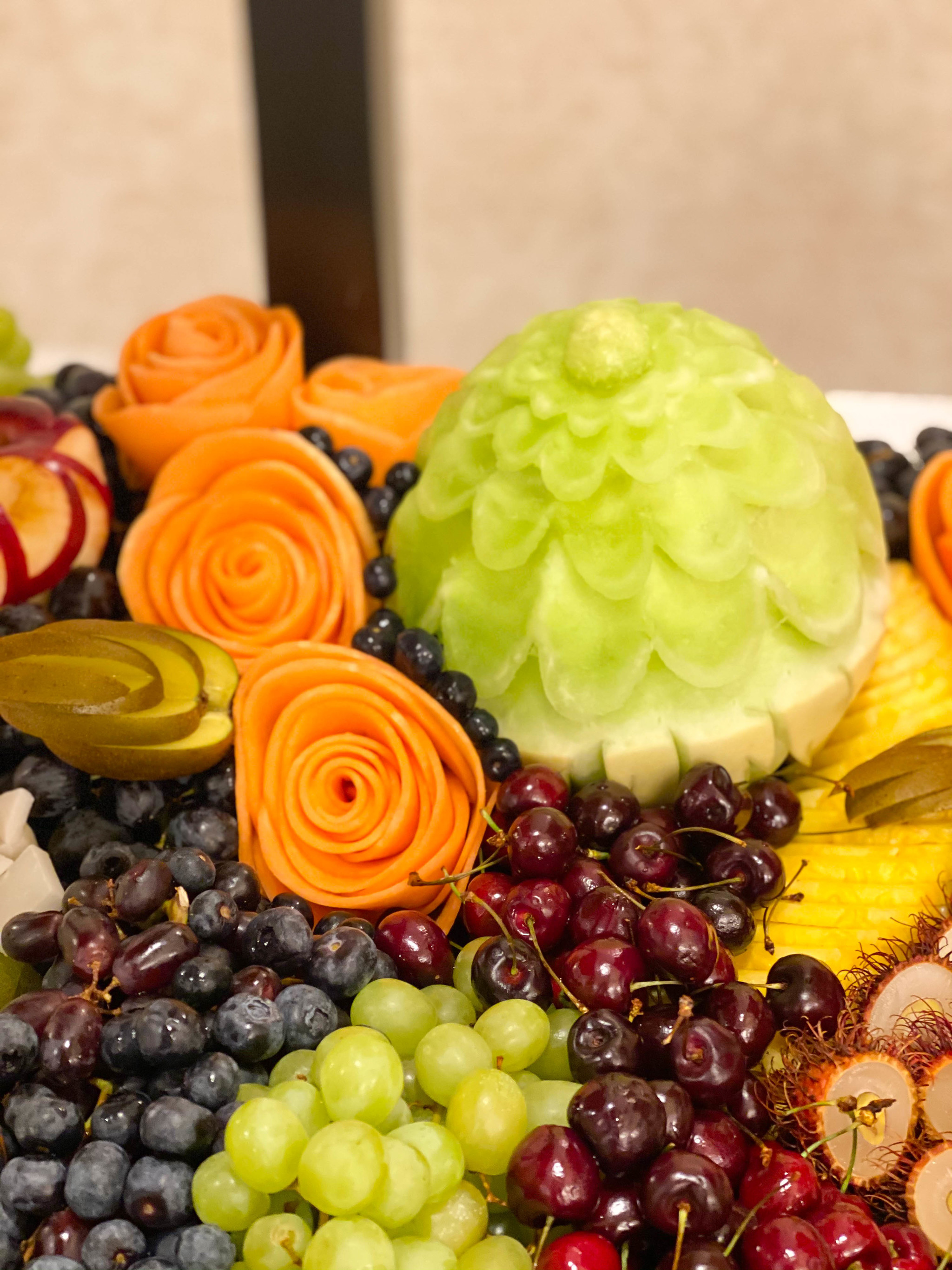 Fruit Art - My, Фрукты, The photo, Cooking, Needlework, Watermelon, Garnet, Apples, Longpost, Needlework without process