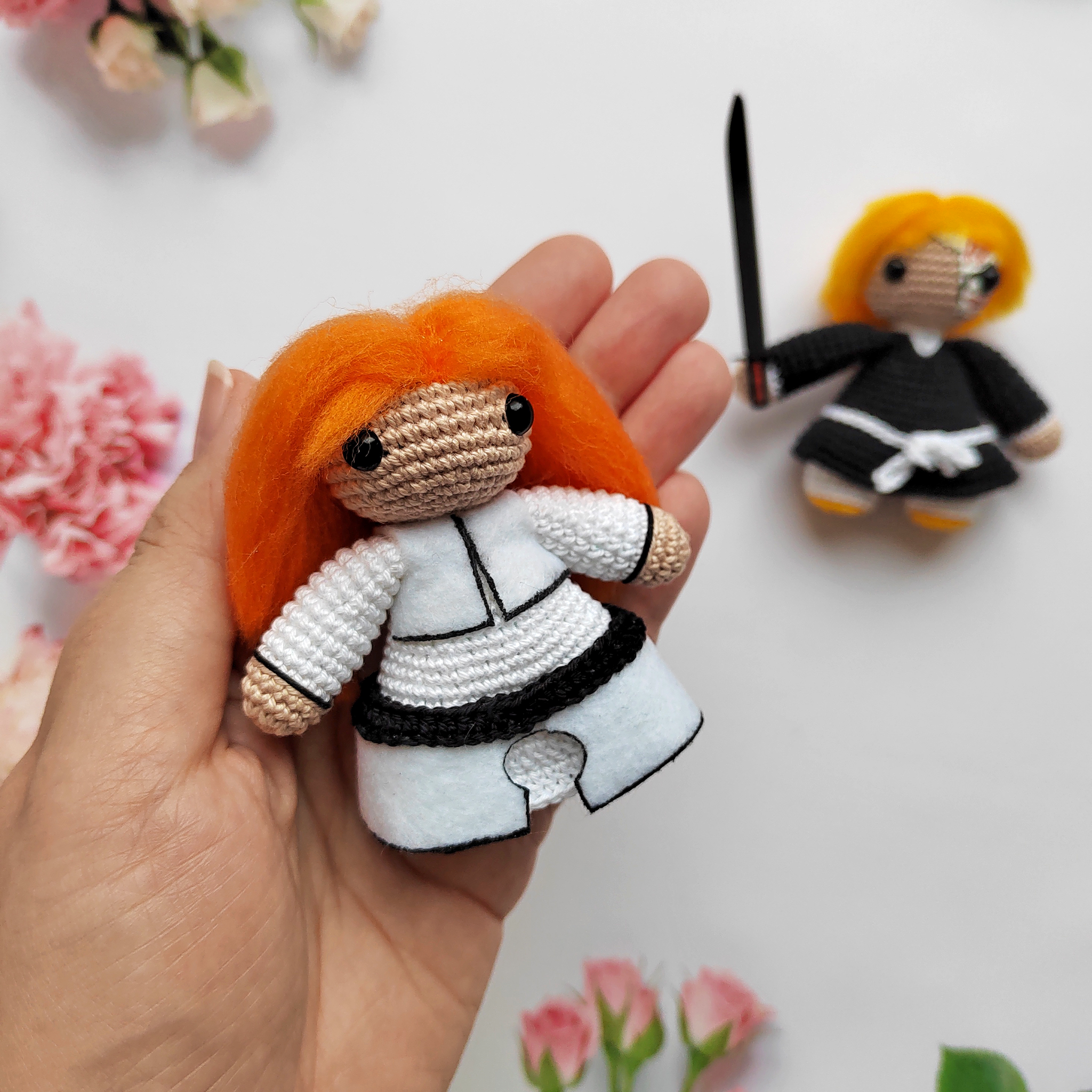 Bleach characters - My, Crochet, Knitted toys, Amigurumi, Needlework without process, Bleach, Anime, Longpost