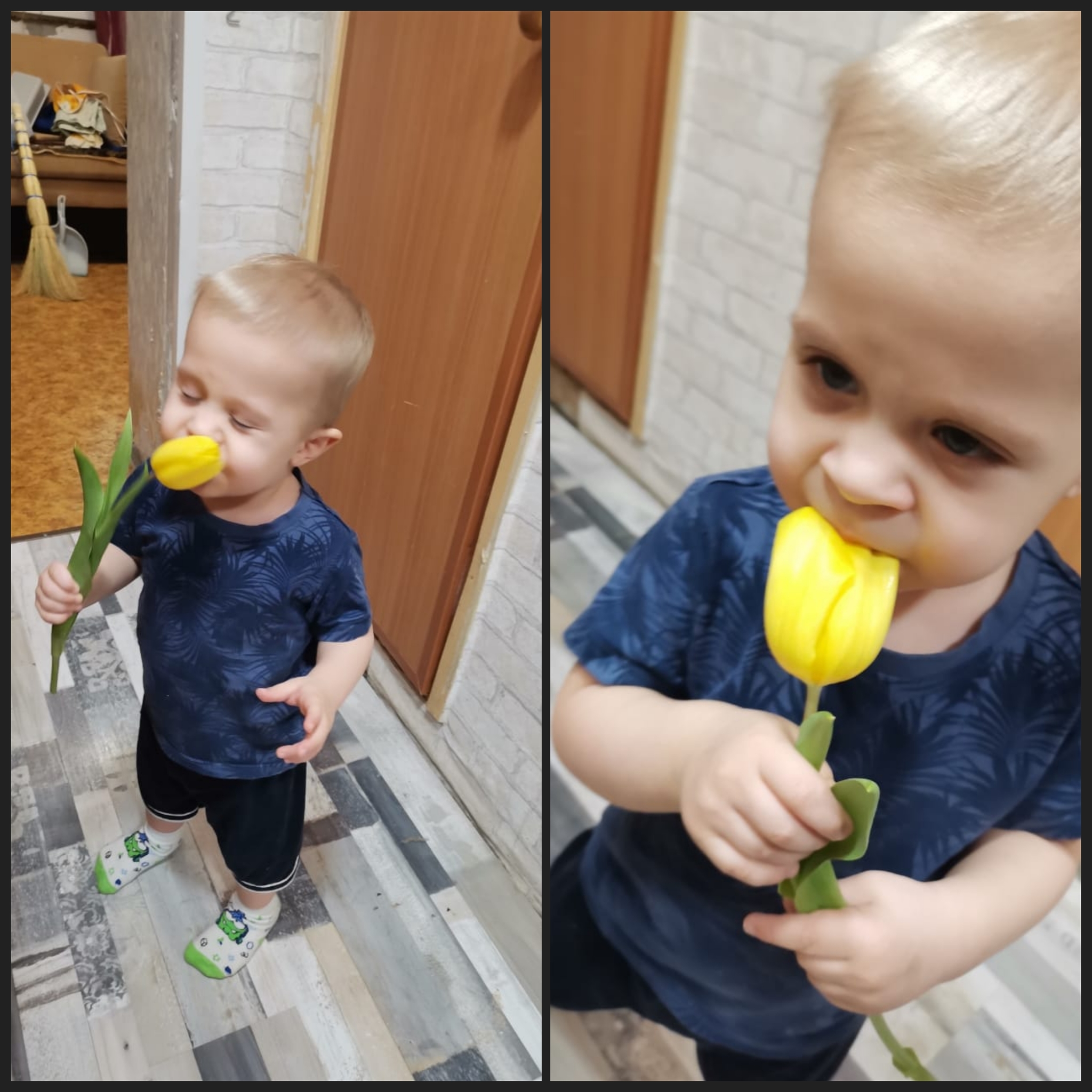 Response to the post Is it me? How cute... - Children, Tulips, Reply to post