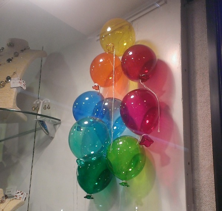 This is Venetian glass - Air balloons, Glass, Venetian glass