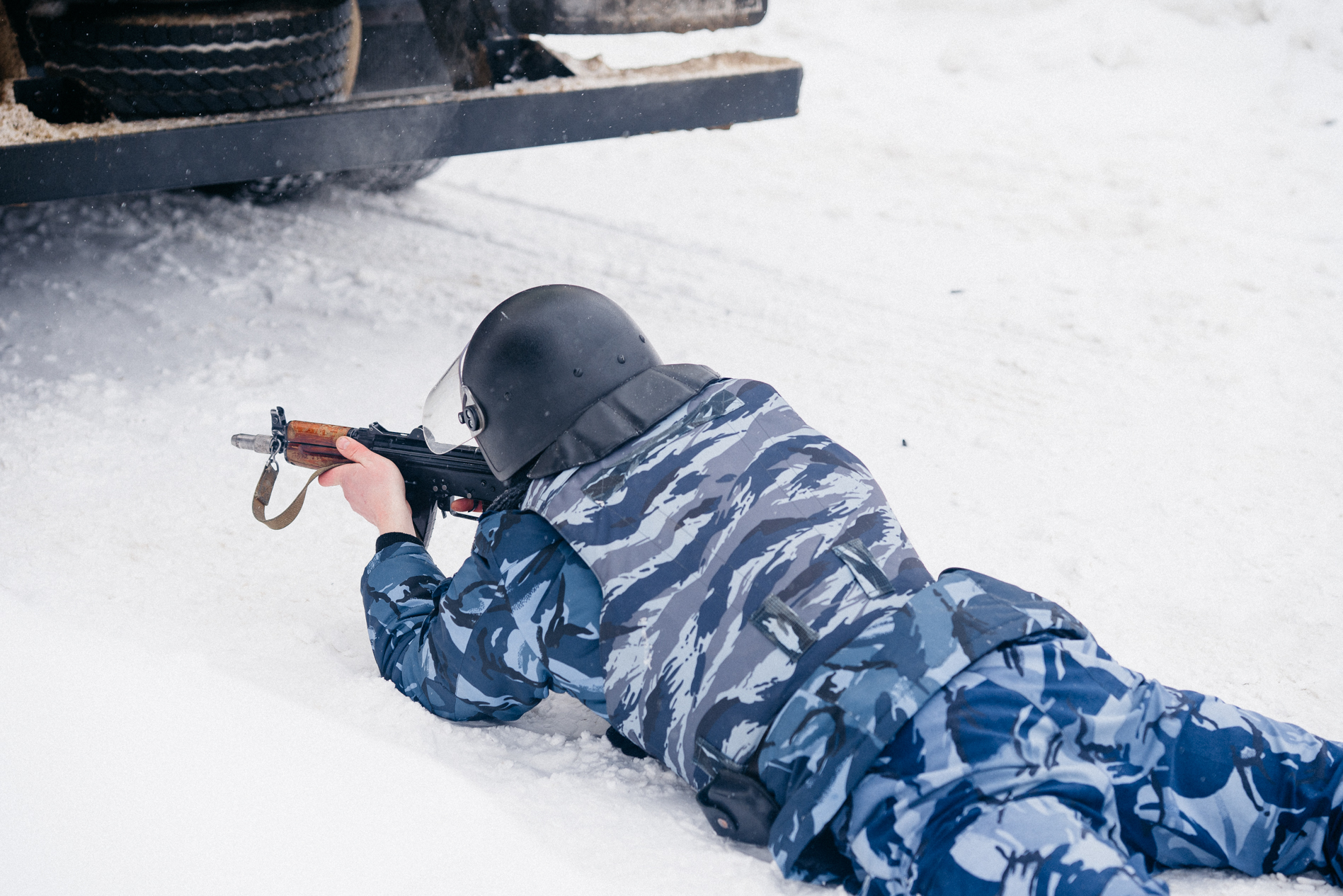 Attack on a special convoy vehicle - My, FSIN, Teachings, Convoy, Ivanovo region, Ivanovo, Longpost