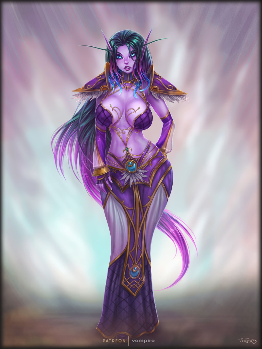 Elves - NSFW, Vempirick, Art, Hand-drawn erotica, Games, Warcraft, World of warcraft, Elves, Blood elves, Abyss Elves, Nightborne, Longpost