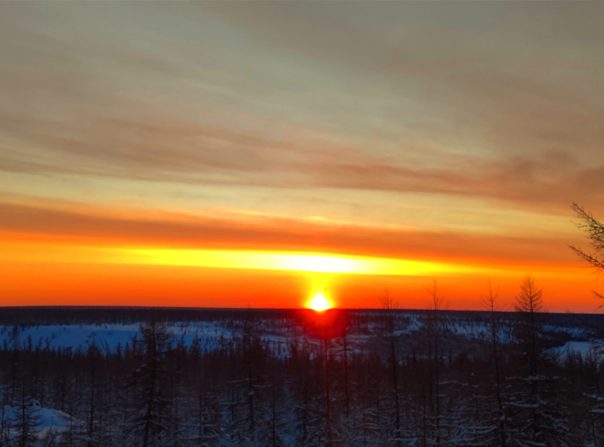 Wish me a good morning - My, Mobile photography, Photo on sneaker, North, Yakutia, Anabar district, Far North, Arctic, Arctic, Geodesy, Longpost