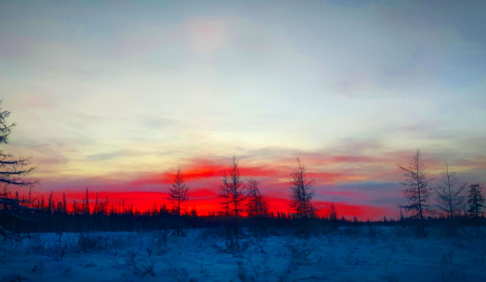 Wish me a good morning - My, Mobile photography, Photo on sneaker, North, Yakutia, Anabar district, Far North, Arctic, Arctic, Geodesy, Longpost