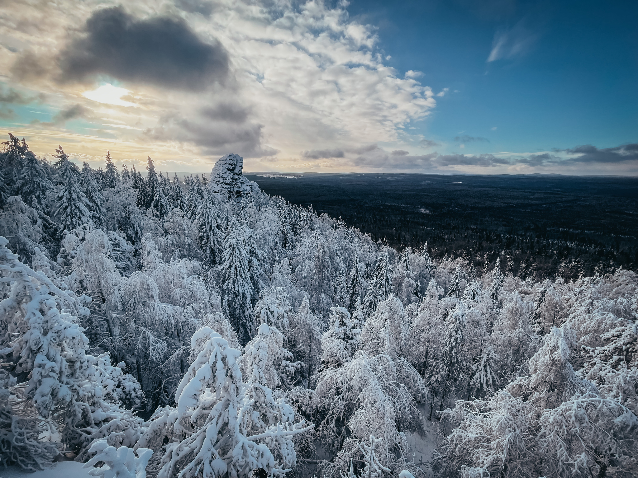 Ural winter - My, The photo, beauty of nature, Nature, Ural, The nature of Russia, Longpost