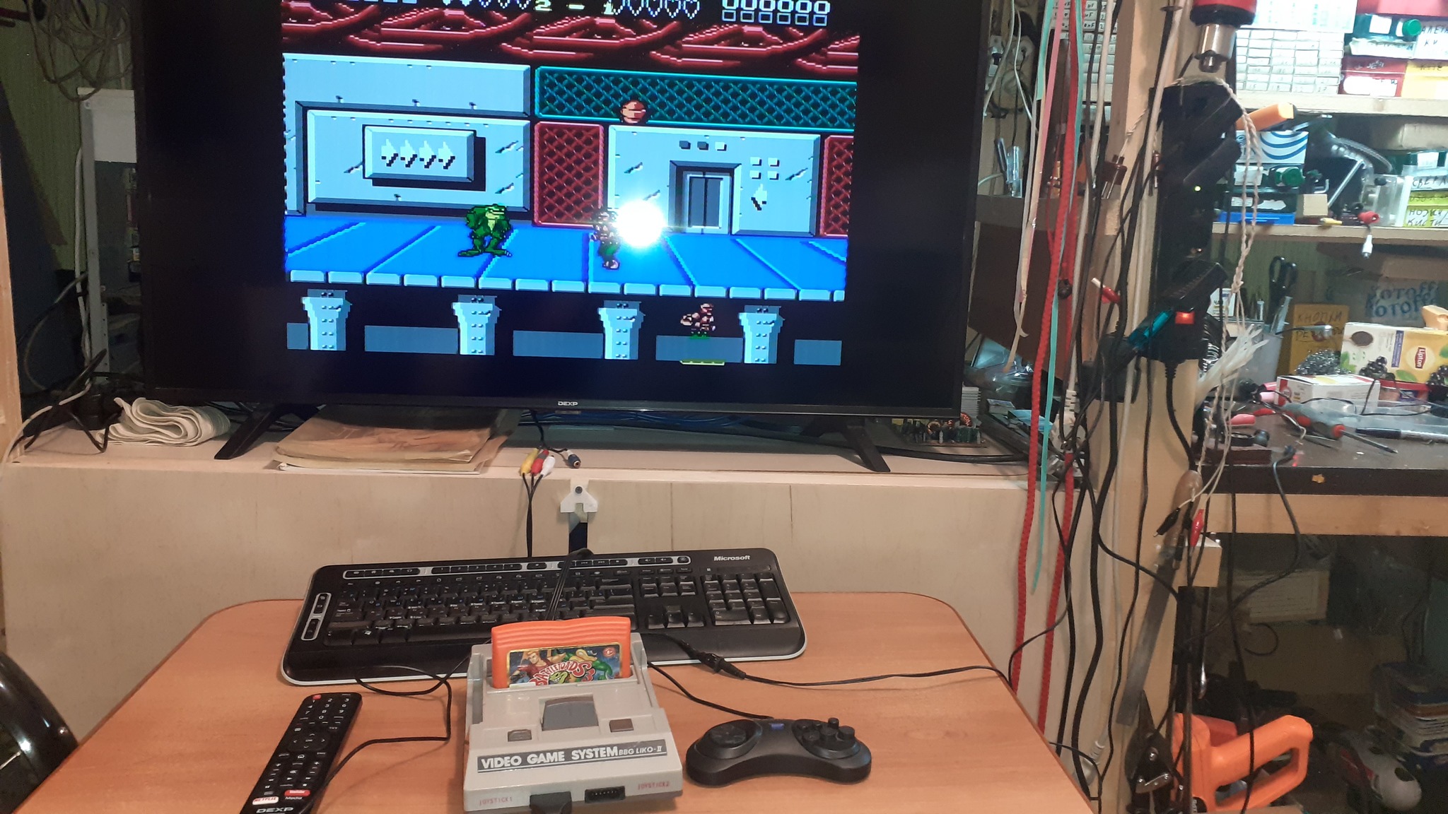 Dendy from childhood - BBG LIKO-II - Longpost, Video, Retro, Battletoads and Double Dragon, Game console, Memories, 90th, Nostalgia, Childhood, Dandy Games, Dendy, Retro Console, Video game, Retro Games, My